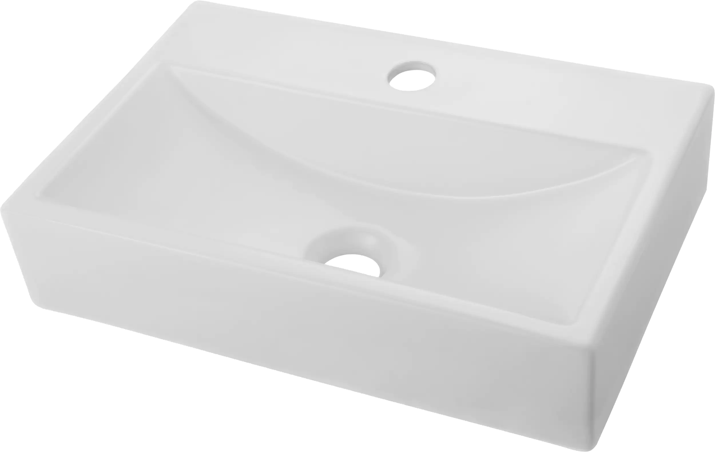 Primaster Keramikwaschbecken 44,8 cm Solea weiß Primaster Keramikwaschbecken 44,8 cm Solea weiß