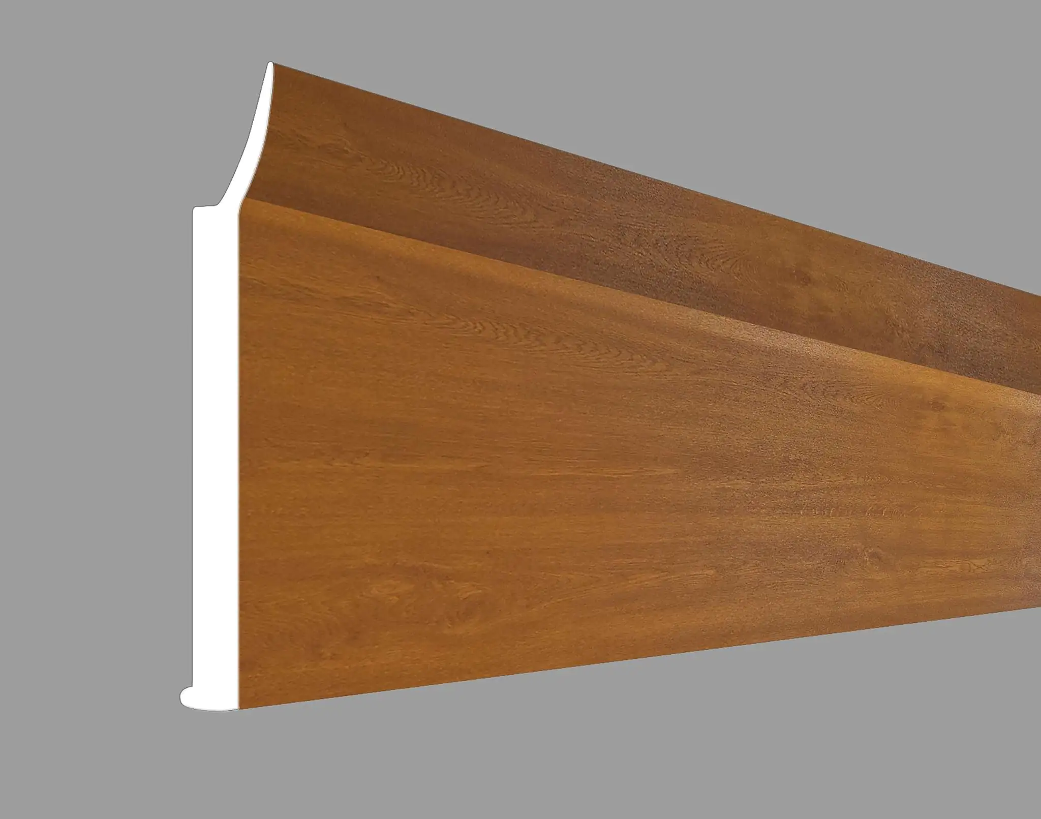 Flachprofil mit Dichtlippe 140 x 3 x 0,3 cm golden oak