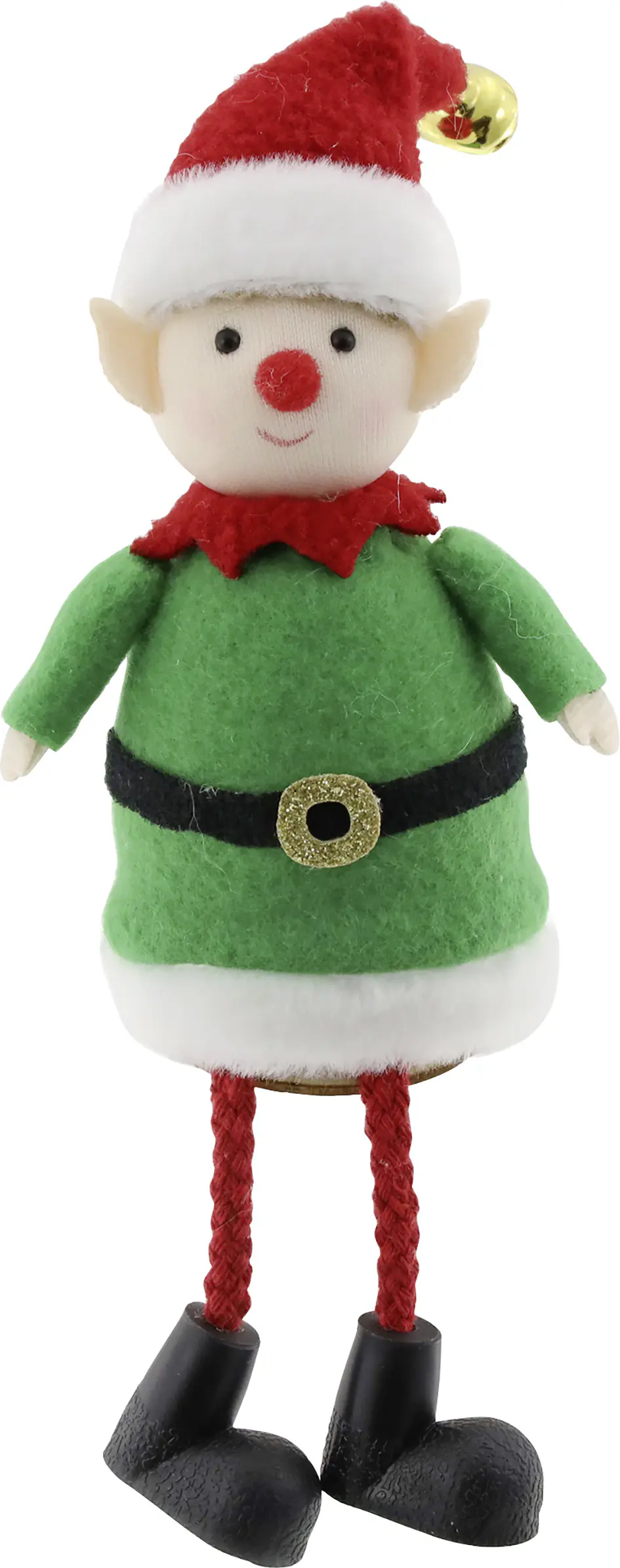 Dekofigur Elfenjunge 20 cm grün rot weiß  1 Stück