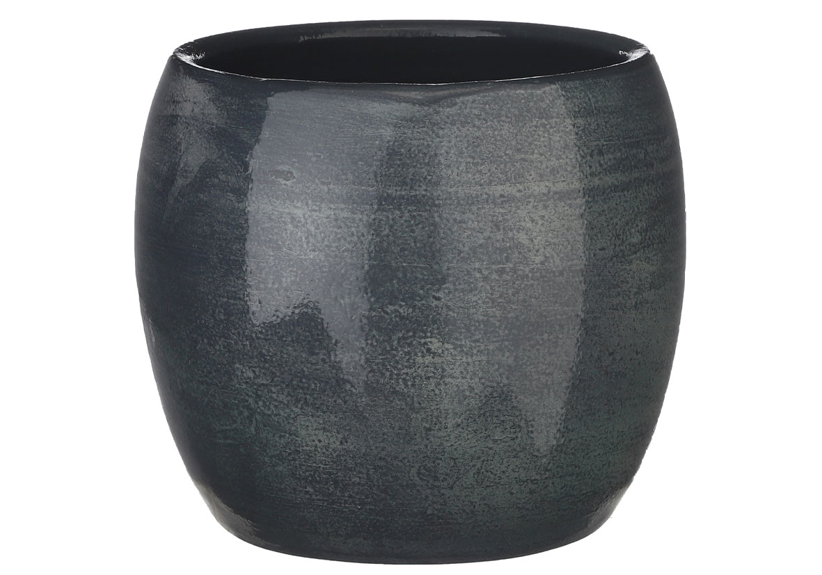 Mica Blumentopf Lester Ø 18 x 20 cm blau
