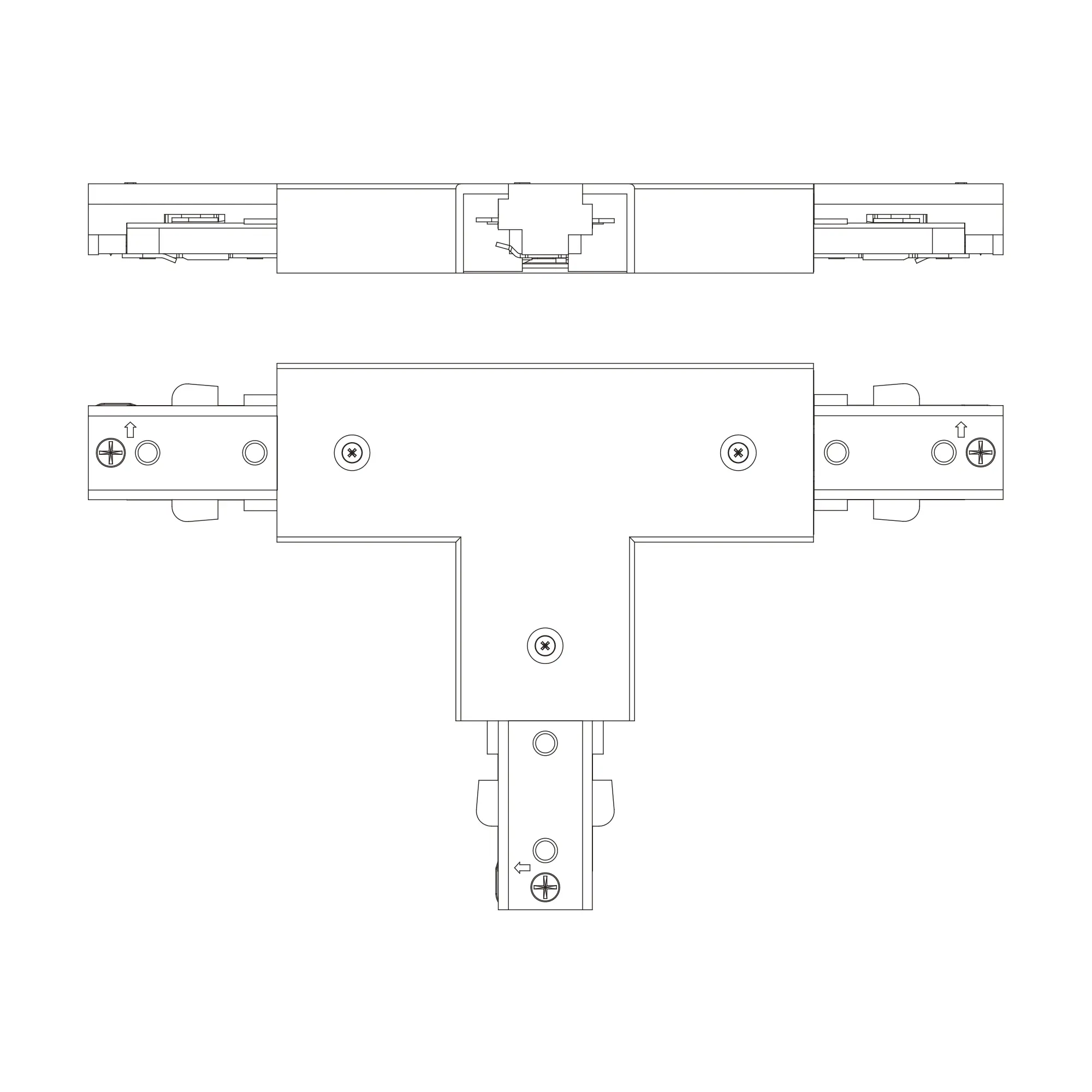 Philips EasyLink Stromverbinder für Schienenleuchte T schwarz Philips EasyLink Stromverbinder für Schienenleuchte T schwarz