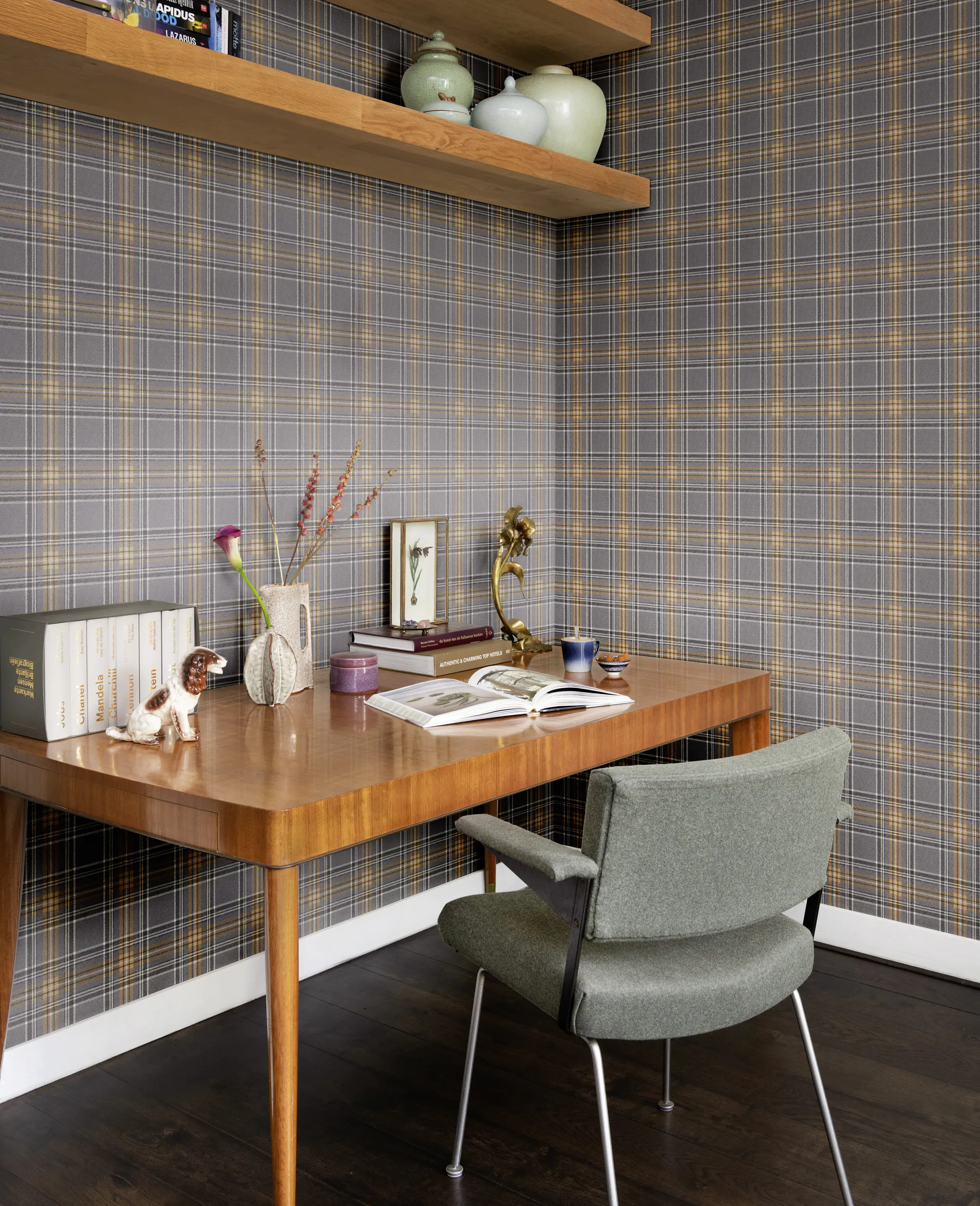 Rasch Vliestapete 537451 Grau-Dunkelgrau Muster & Motive 10,05 m x 0,53 m