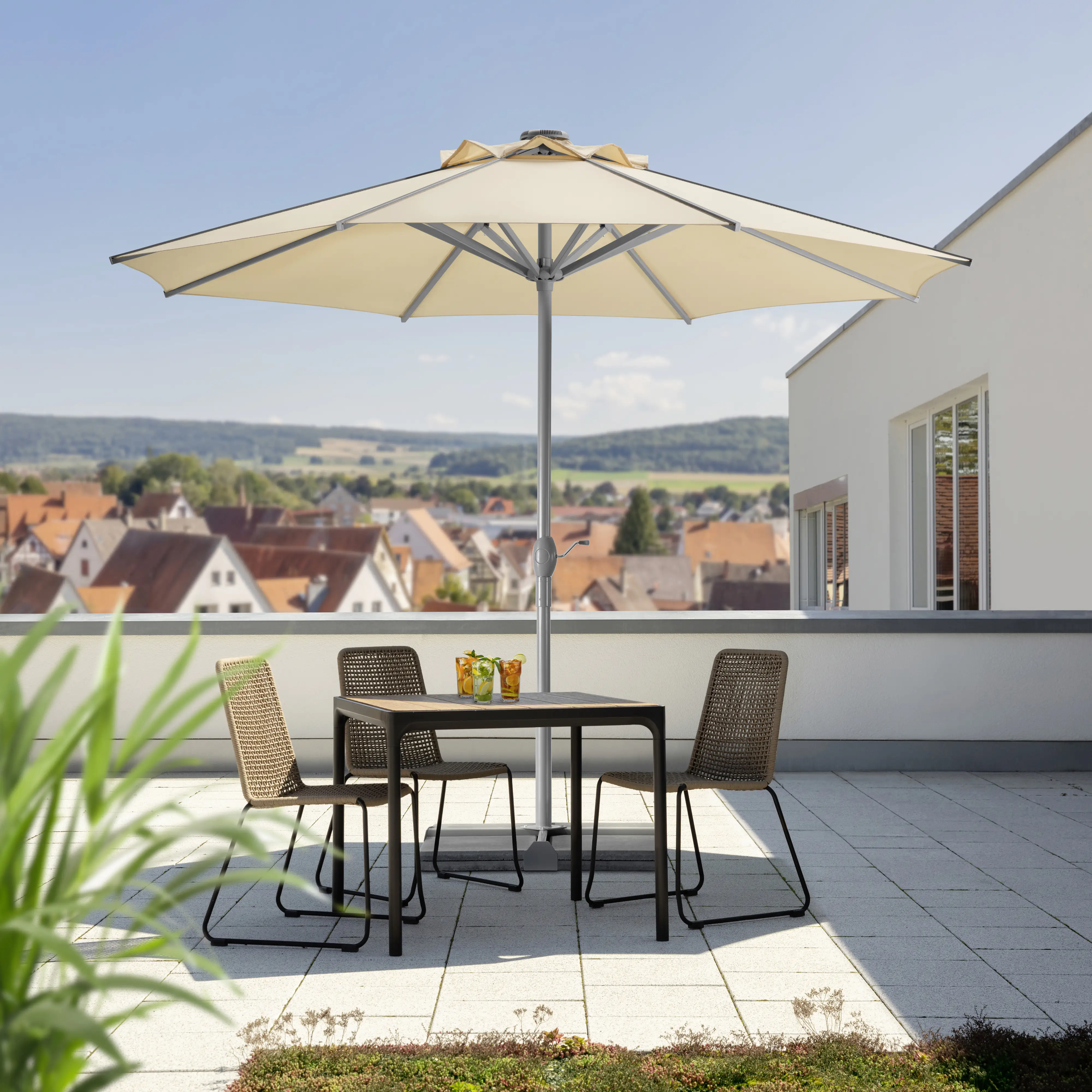Schneider Sonnenschirm Rooftop natur Ø 350 cm Schneider Sonnenschirm Rooftop natur Ø 350 cm