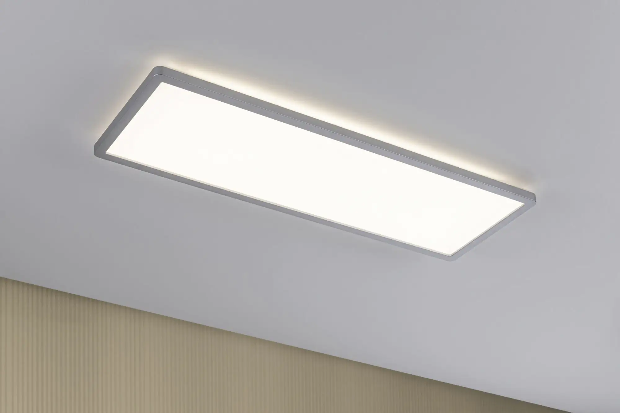 4000870709962_2825226 Paulmann LED Panel Atria Shine chrom-matt 58 x 20 cm warmweiß dimmbar