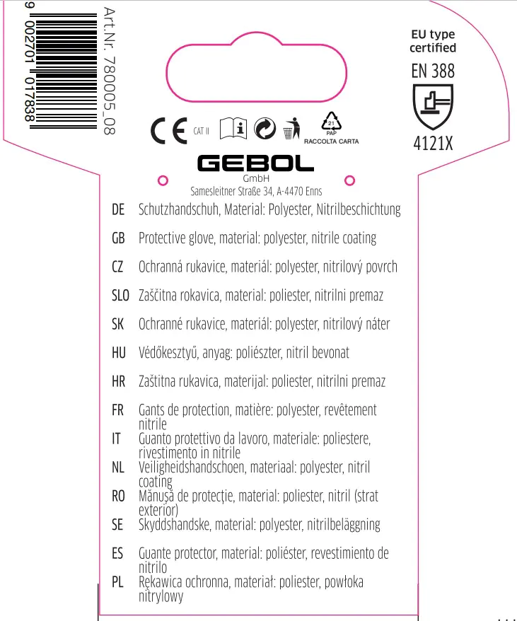 Gebol Handschuh Dahlia  