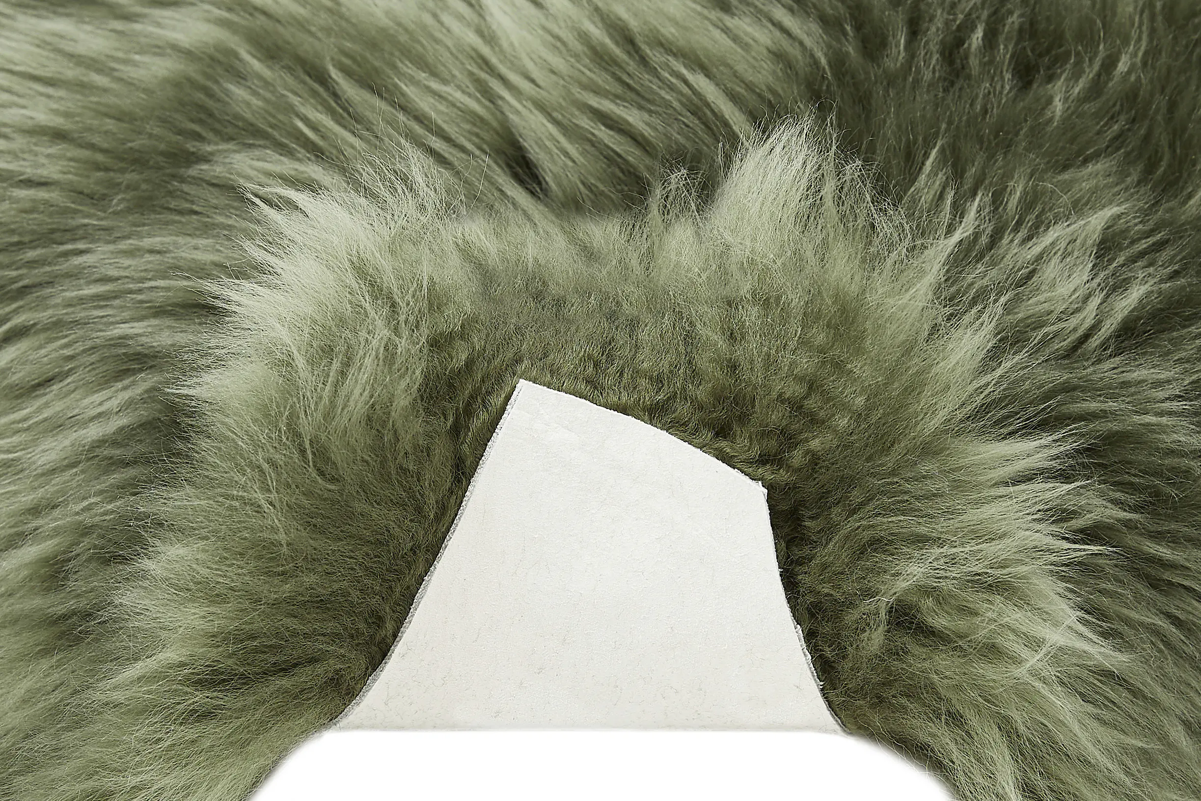 Teppich Schaffell 85 x 60 cm grün Teppich Schaffell 85 x 60 cm grün