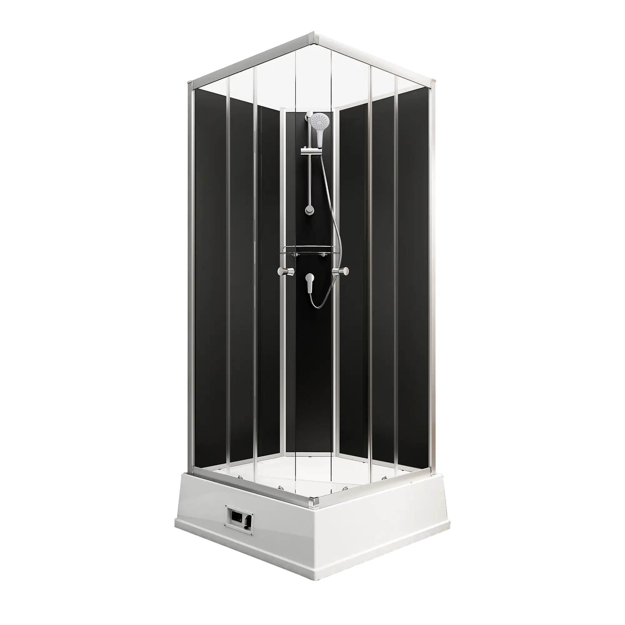Schulte Komplettduschkabine Korfu II 94 x 110 x 215 cm mit Boiler, Pumpe Schulte Komplettduschkabine Korfu II 94 x 110 x 215 cm mit Boiler, Pumpe