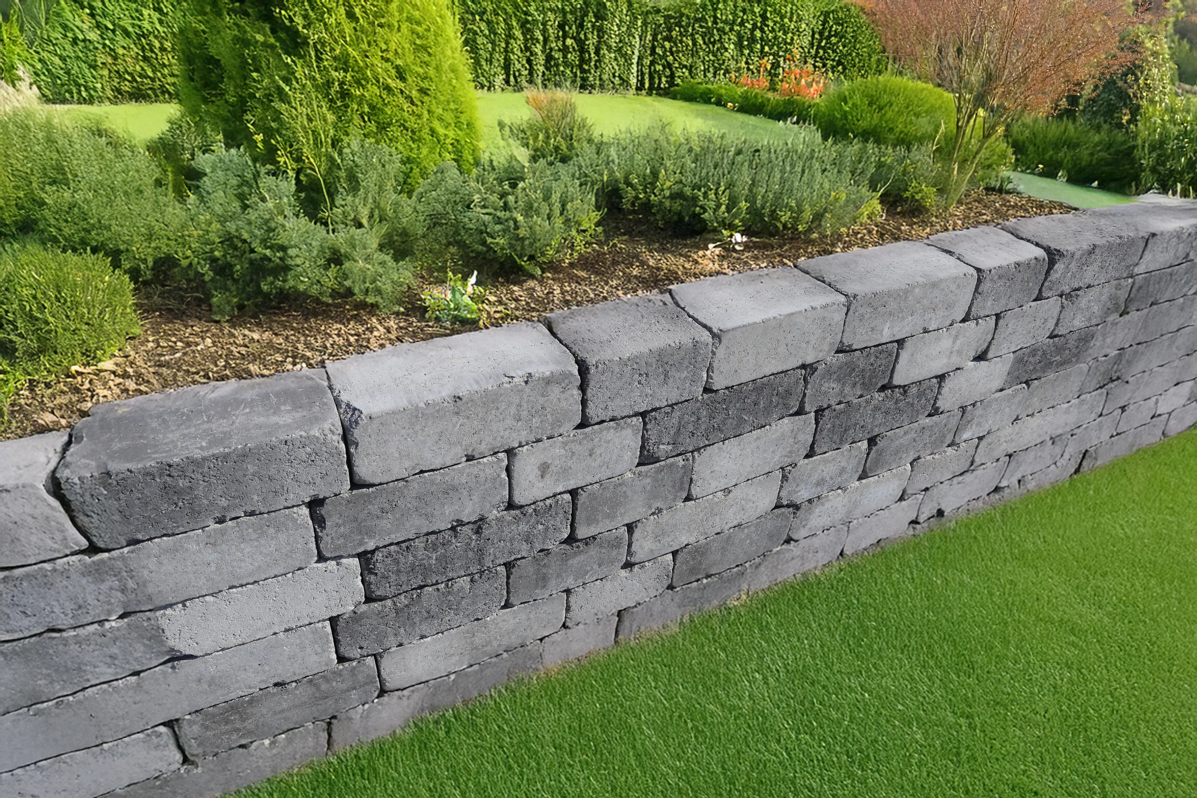 EHL Mauerstein Verona Antik Light 36 x 14 x 12 cm grau-anthrazit-nuanciert