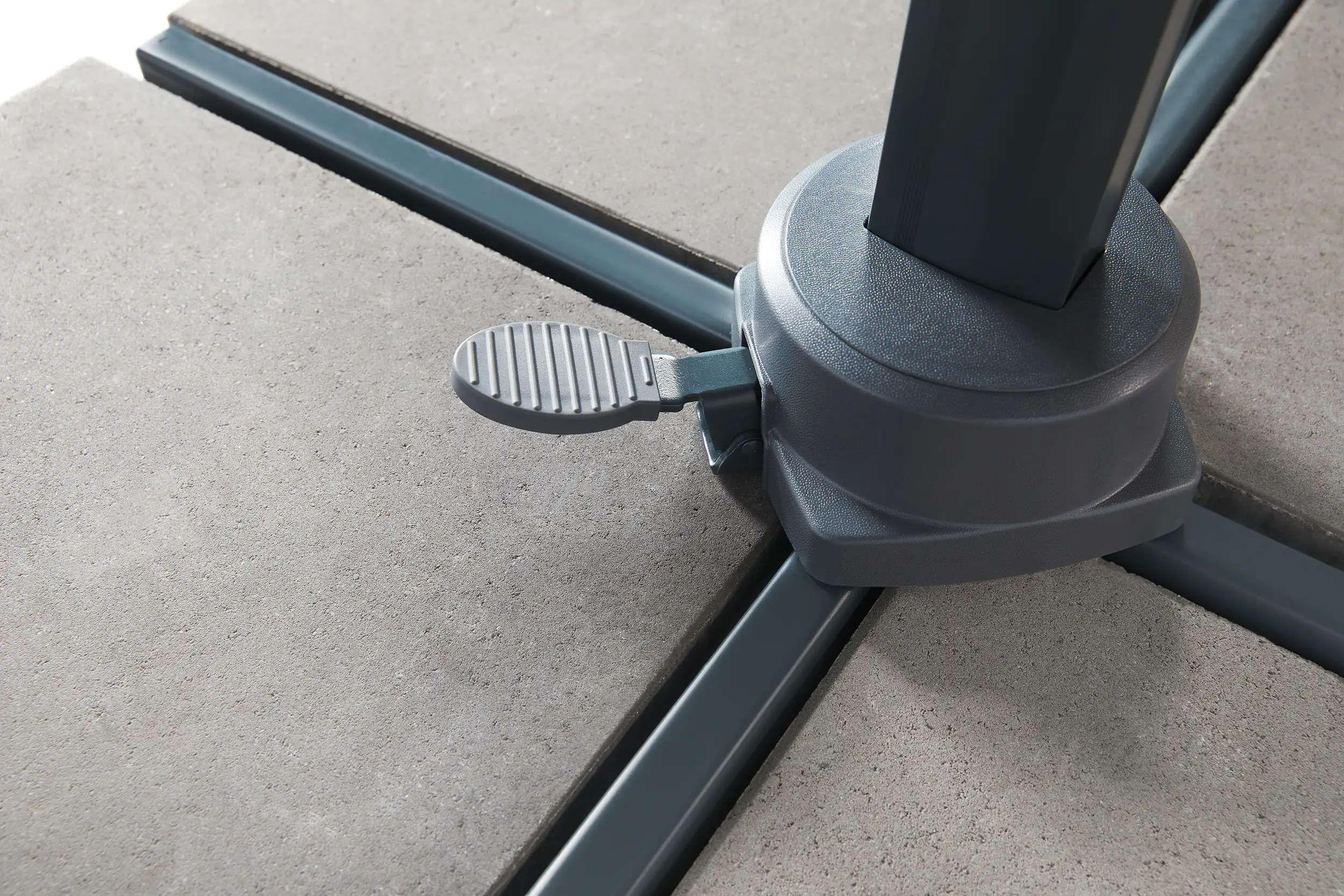 Primaster Ampelschirm Catania anthrazit 300 x 300 cm