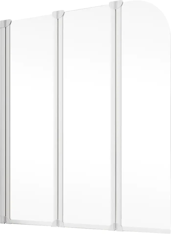 Schulte Badewannenaufsatz EP1654 3-tlg. 125 x 140 cm