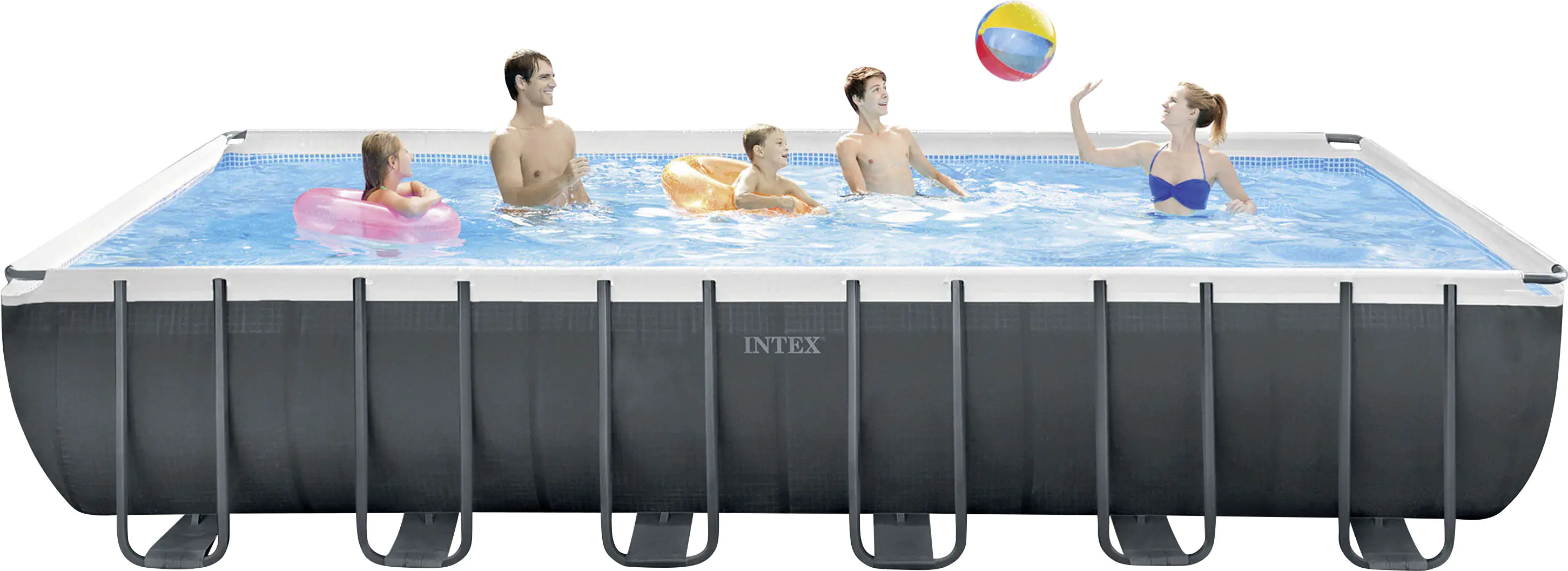 6941057413839_2090106 Intex Frame Pool Set Ultra Quadra 732 x 366 x 132 cm