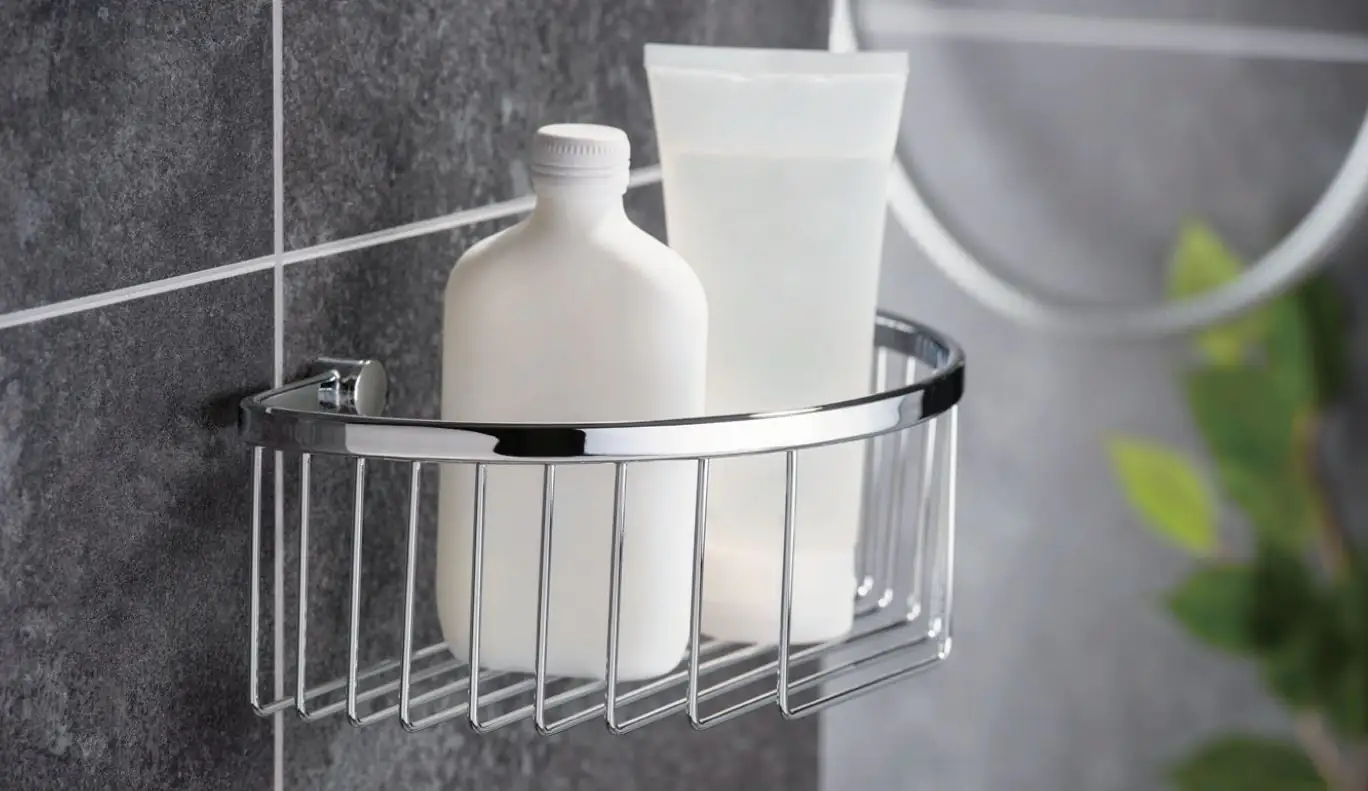 Primaster Duschkorb Tuna 2 rund Edelstahl chrom Primaster Duschkorb Tuna 2 rund Edelstahl chrom