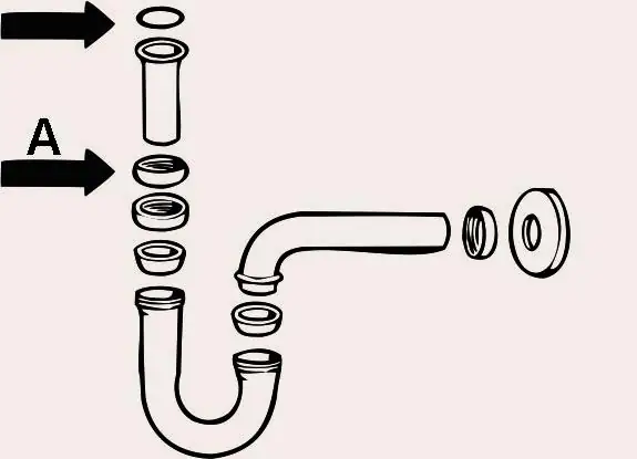 Cornat Überwurfmutter für Siphon 1 1/4" verchromt