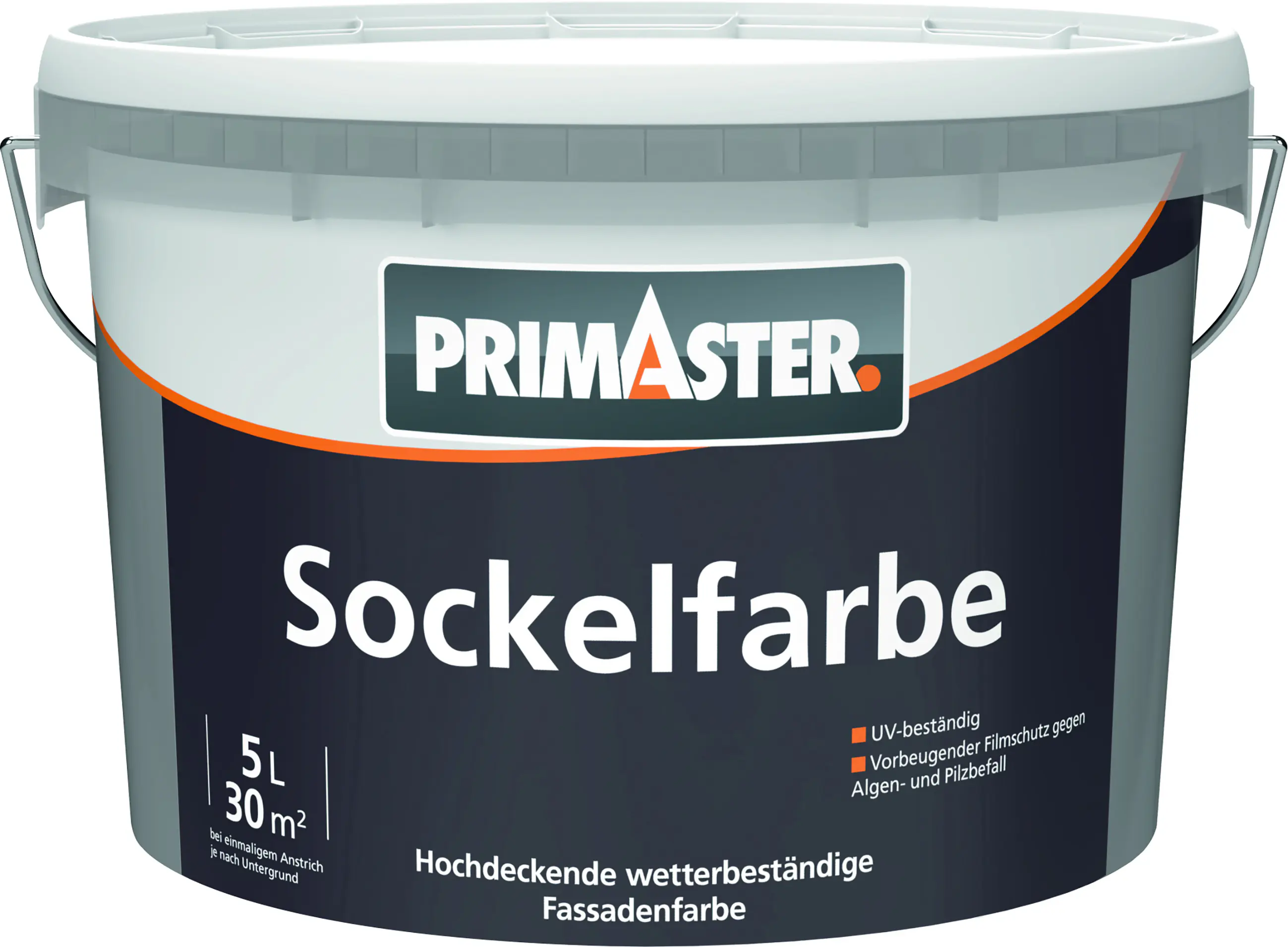 Primaster Sockel- und Dachfarbe 5 L steingrau Primaster Sockel- und Dachfarbe 5 L steingrau