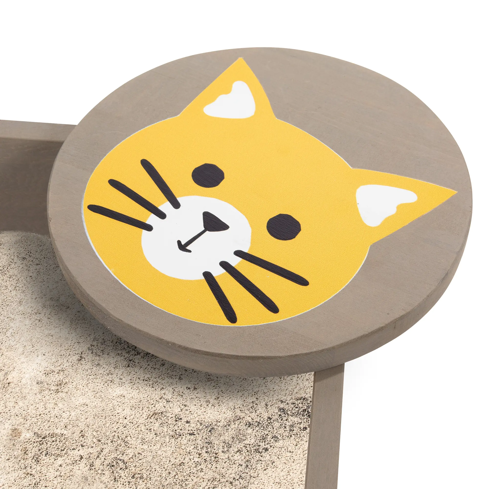 MUDDY BUDDY® Sandkasten Wild Cat warmgrau-ocker