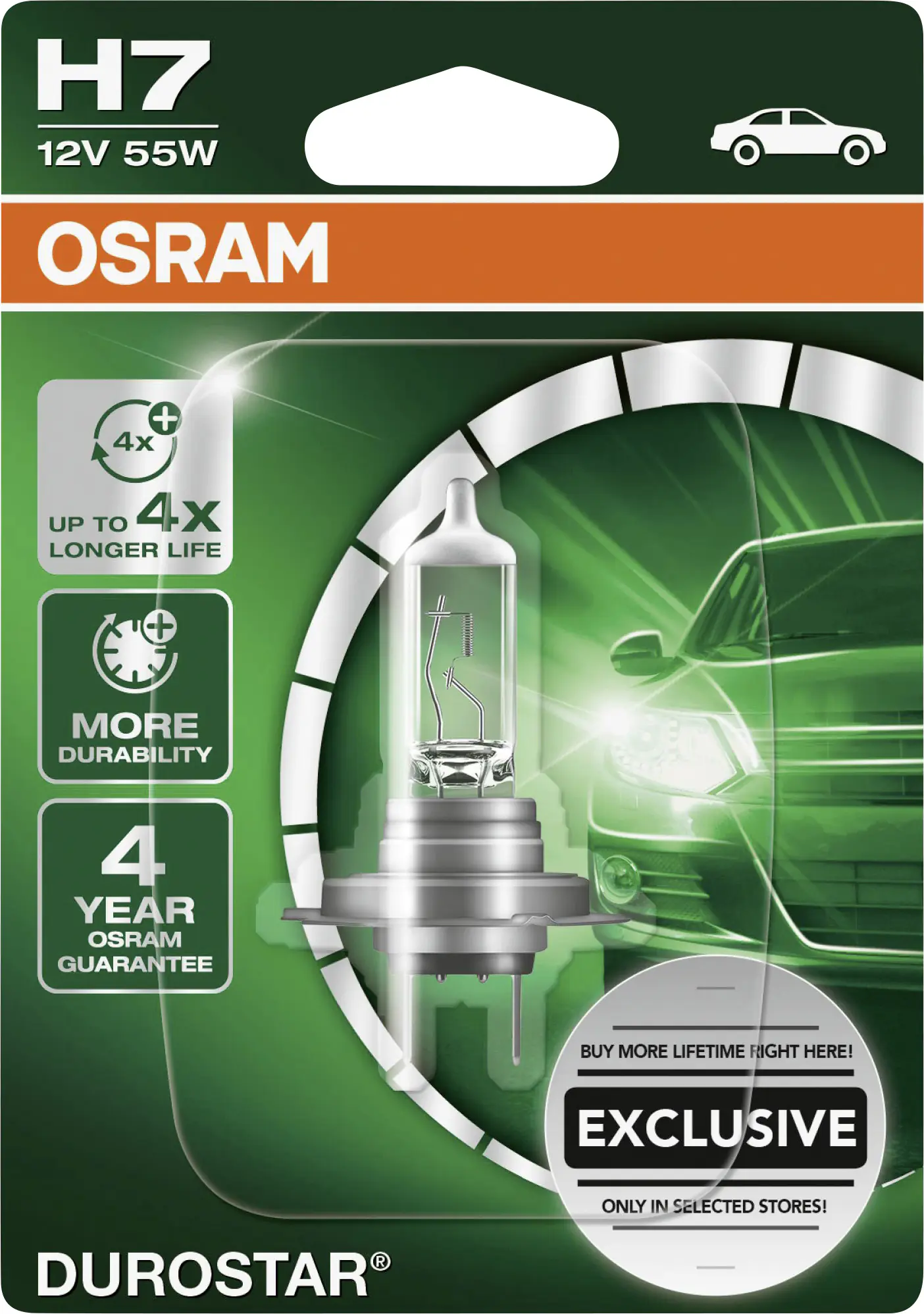 Osram GLL H7 Durostar 12V 60/55W