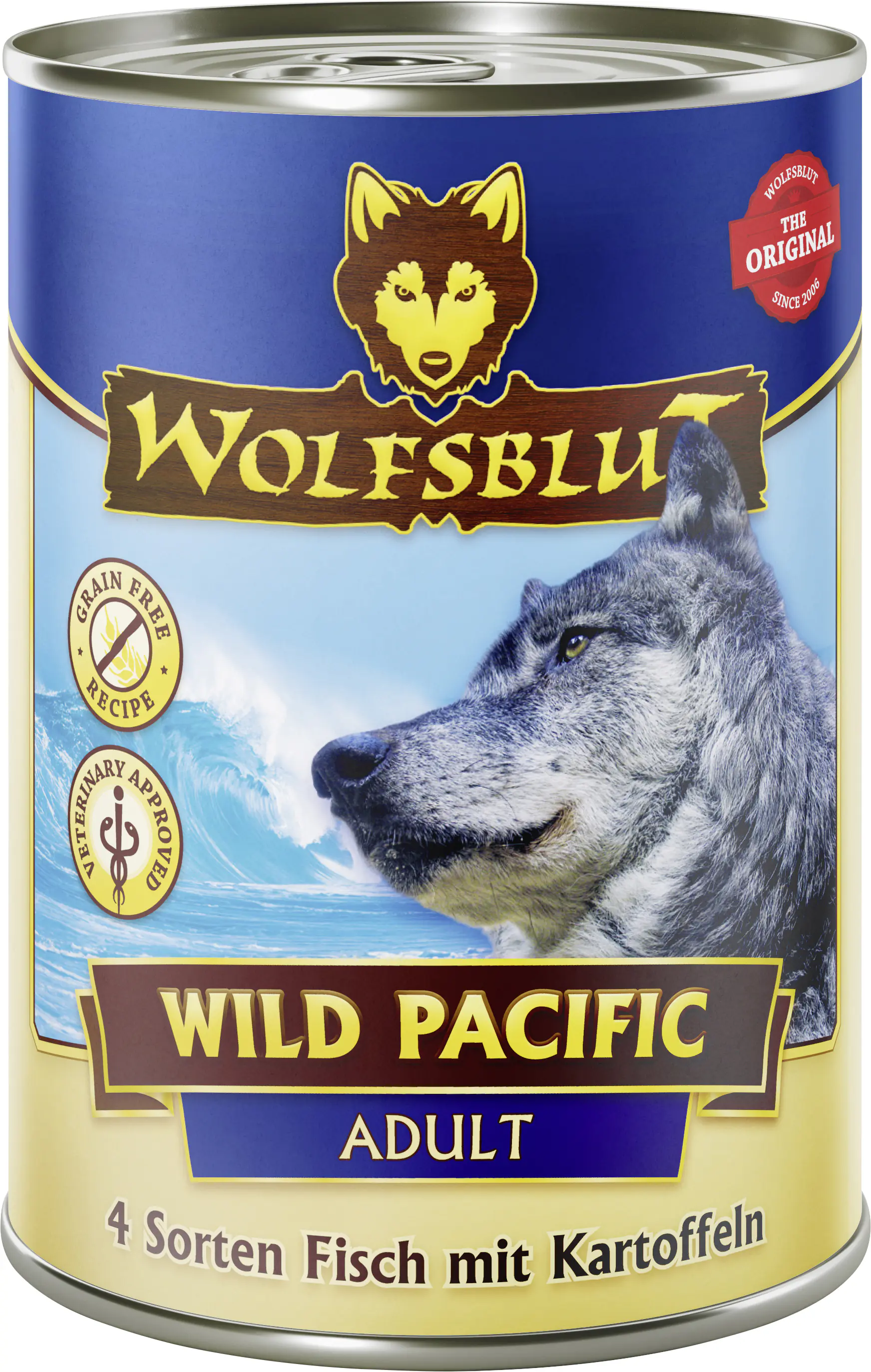 Wolfsblut Wild Pacific Hundenassfutter Adult getreidefrei 395 g Fisch
