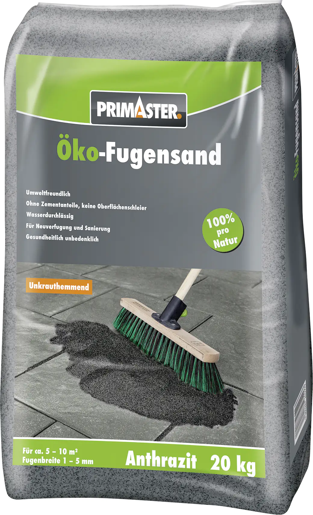 Primaster Fugensand Öko unkrauthemmend 20 kg anthrazit