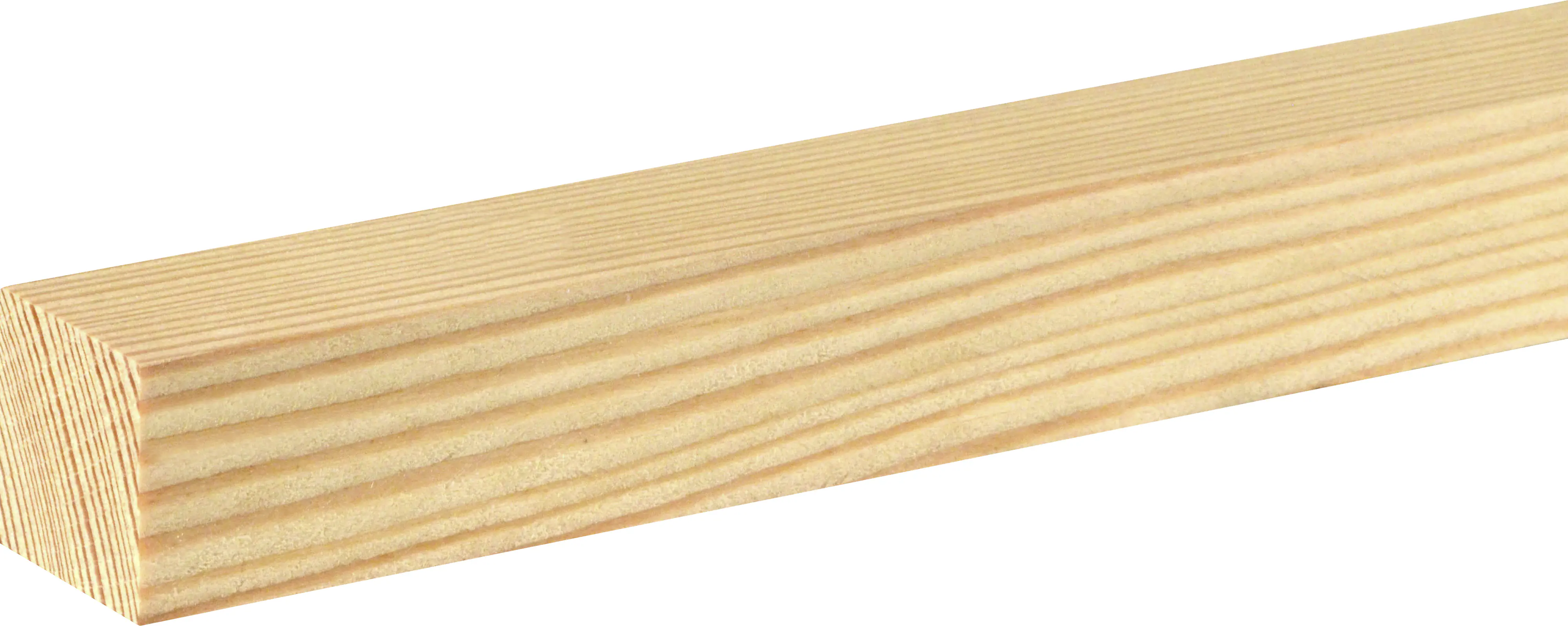 FN Neuhofer Flachleiste 200 cm 28 x 28 mm Lärche roh