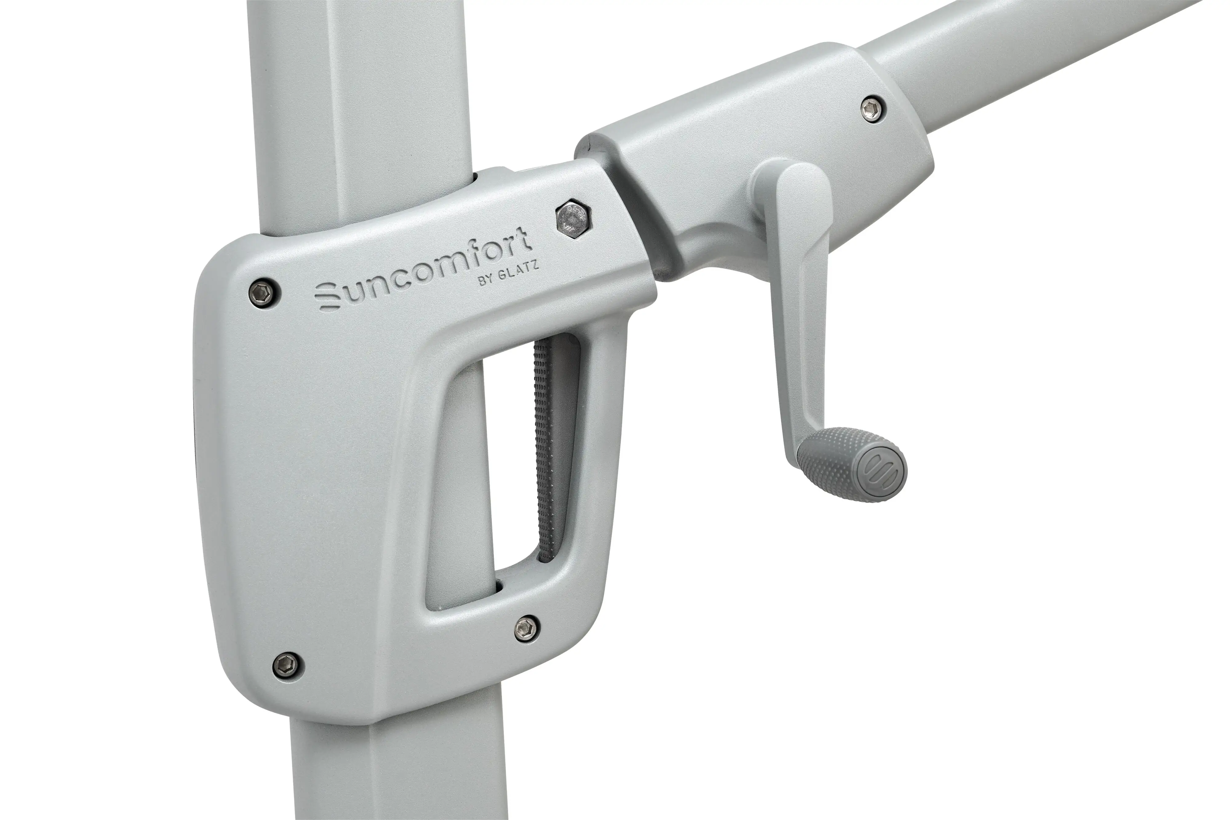 Suncomfort Sonnenschirm Sunflex grau 300 x 300 cm