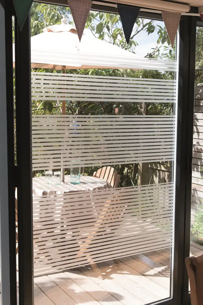 d-c-fix® Folie Static Window Stripes Clarity 15 x 200 cm, transparent