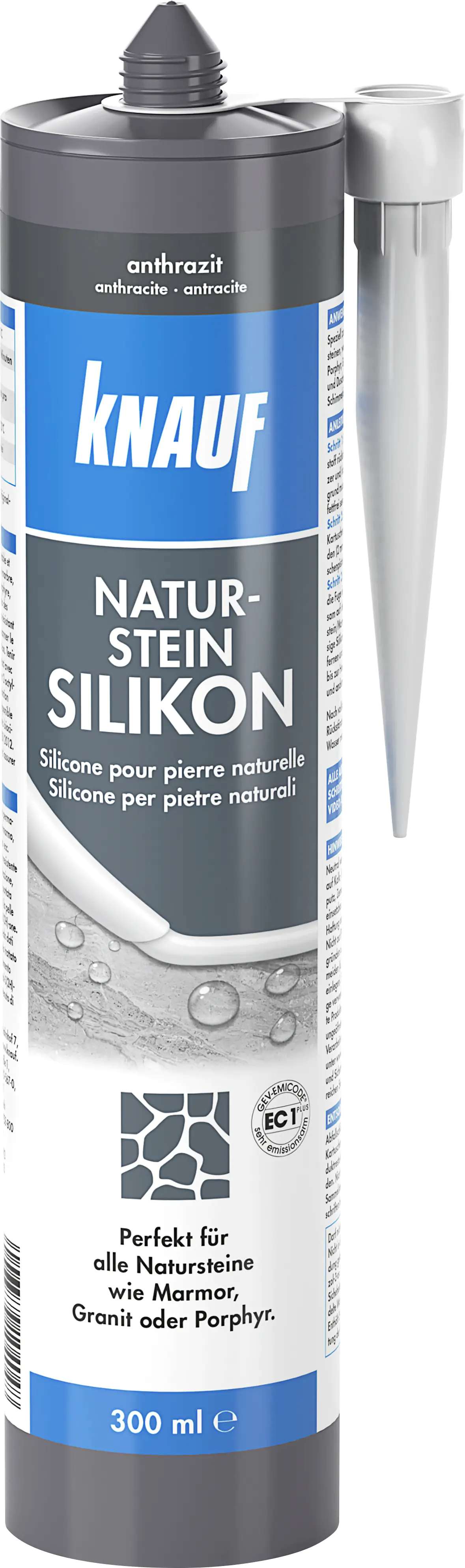 Knauf Naturstein Silikon anthrazit 300 ml