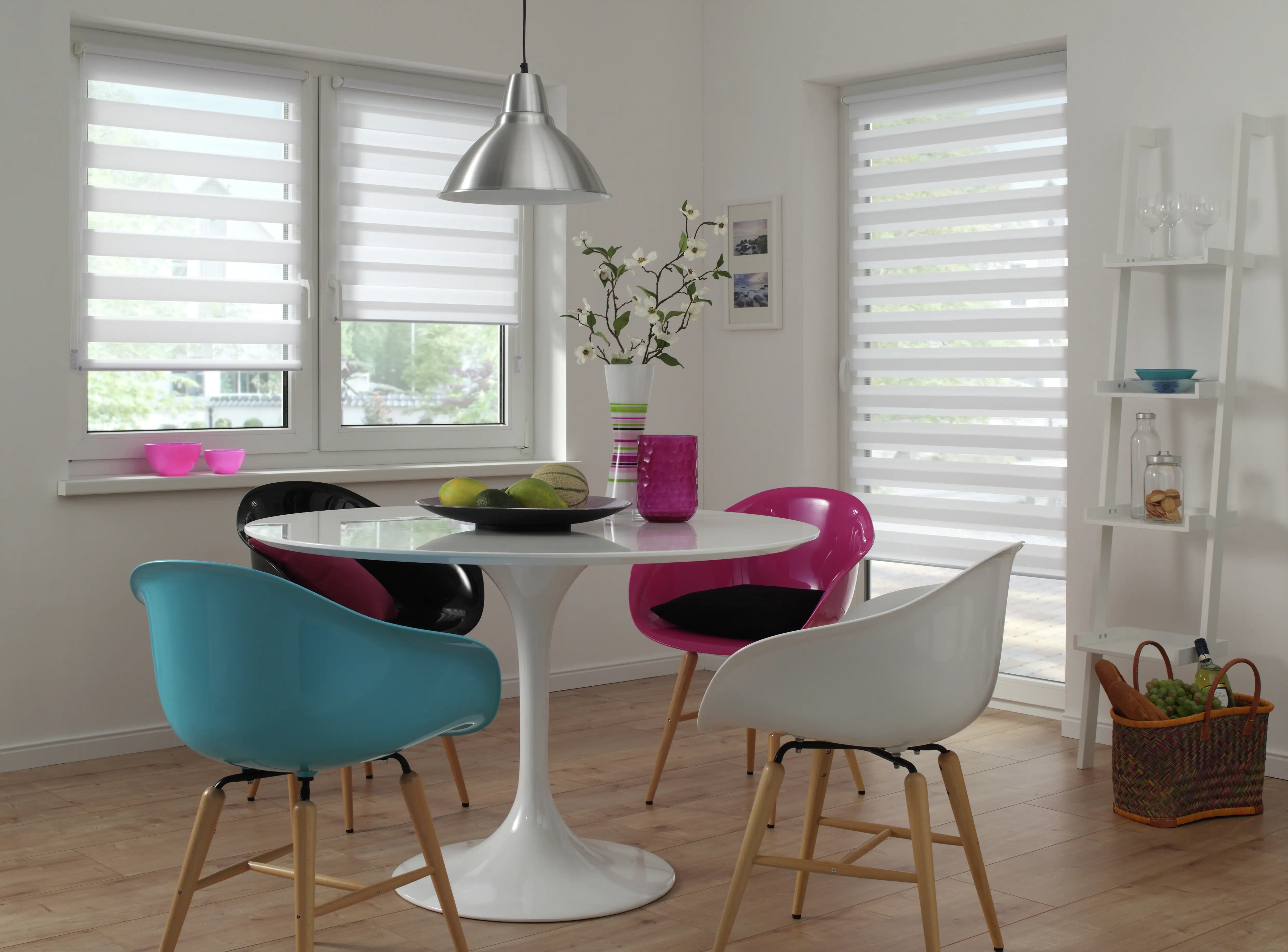 Gardinia Doppelrollo Mini weiß 60 x 150 cm