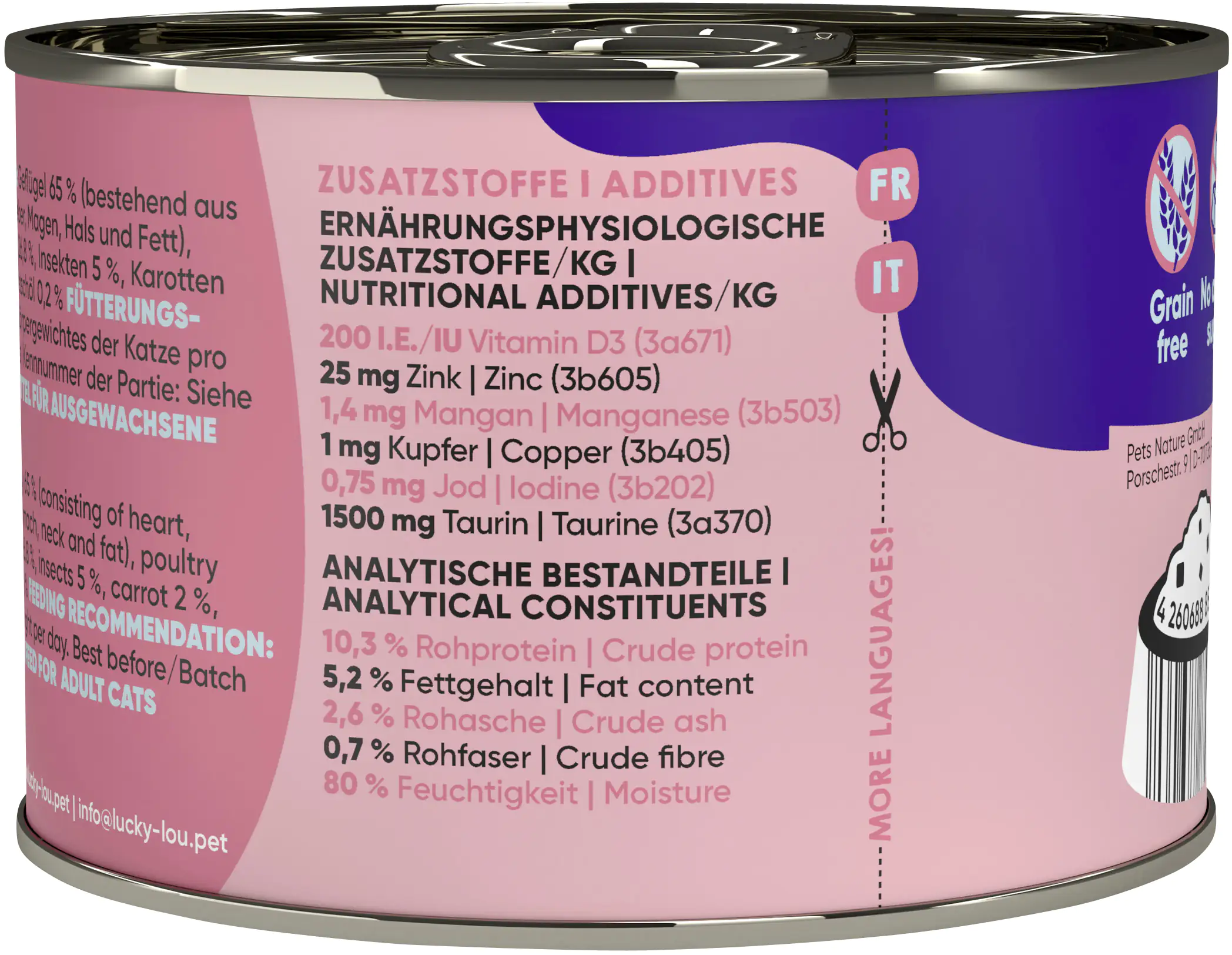 Lucky Lou Lifestage Adult Geflügel und Insekten 200g