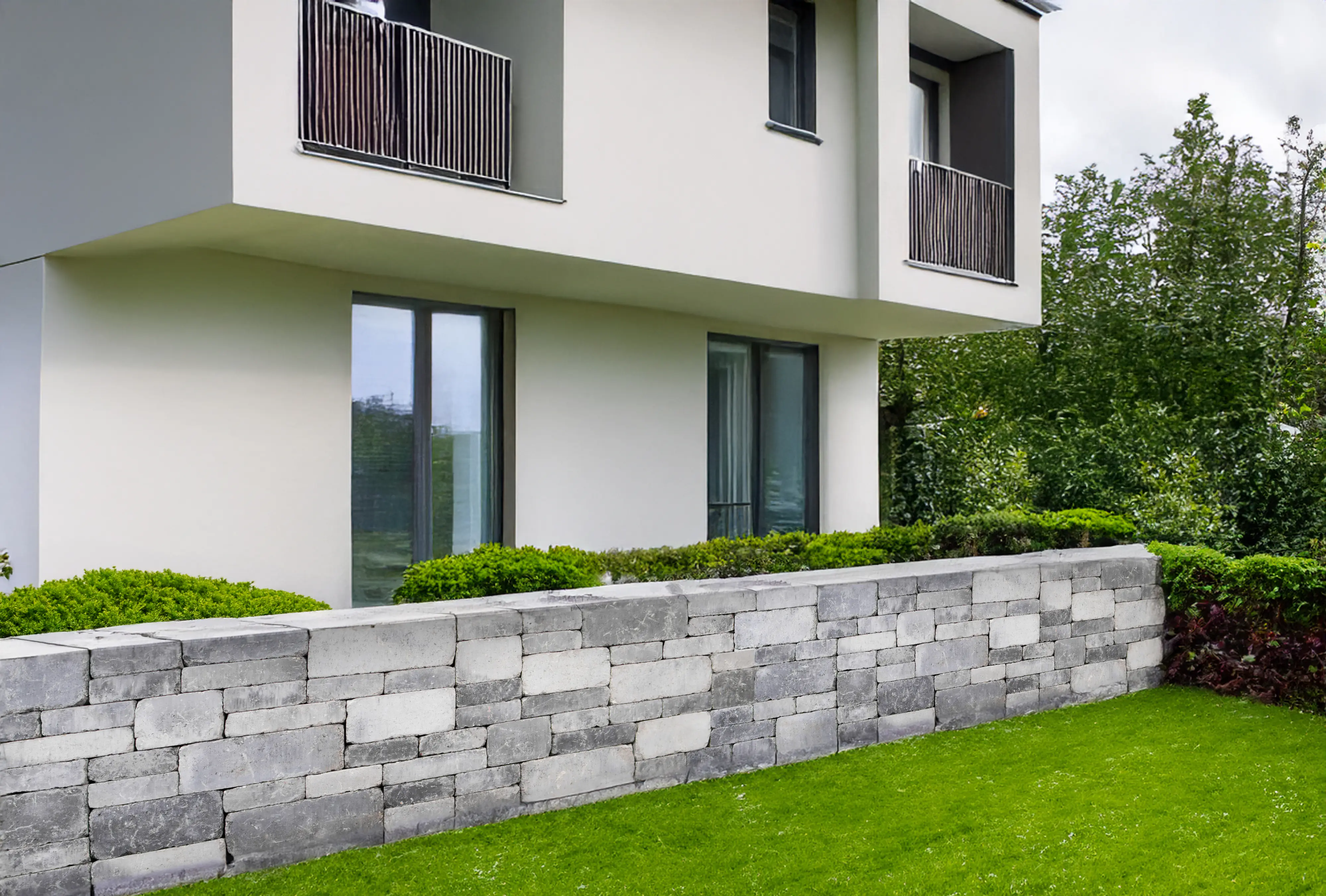 EHL Mauerstein Verona Antik 30 x 20 x 14 cm grau-anthrazit-nuanciert