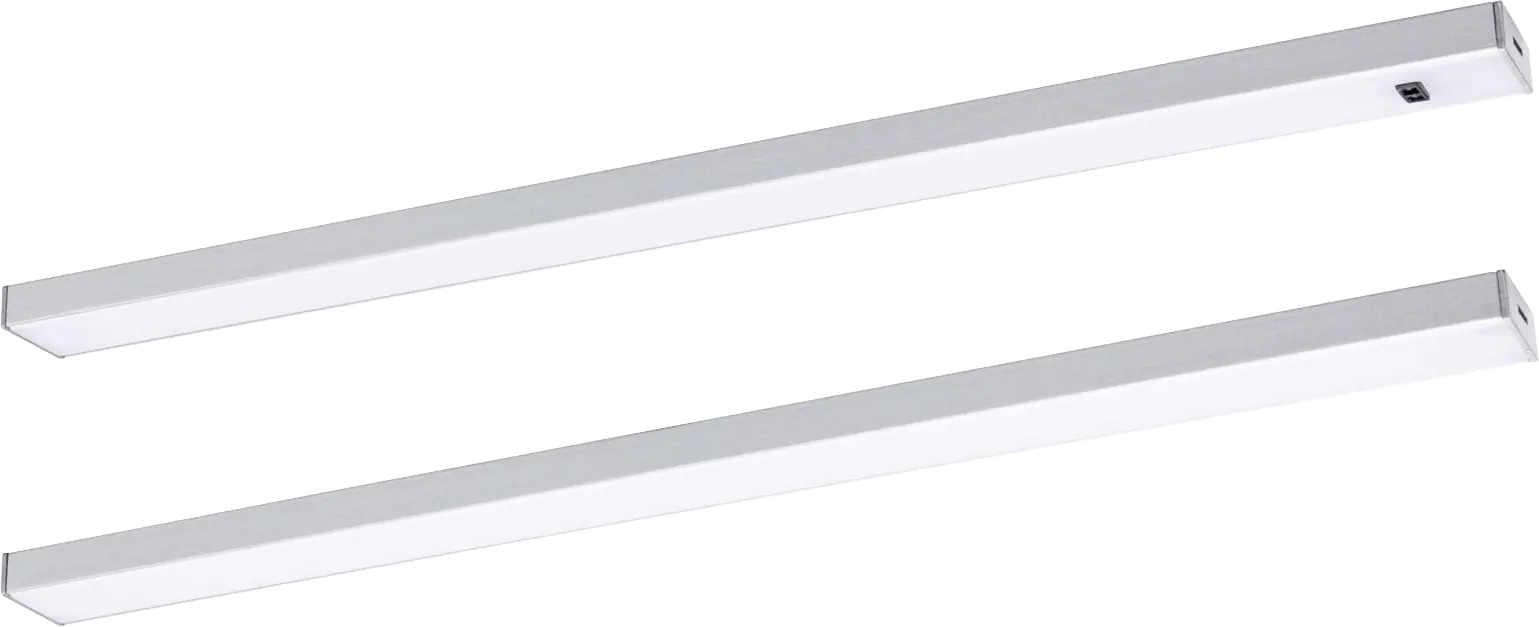 Paulmann LED Lichtleiste Inline chrom matt 35 cm TW 2er Set Paulmann LED Lichtleiste Inline chrom matt 35 cm TW 2er Set