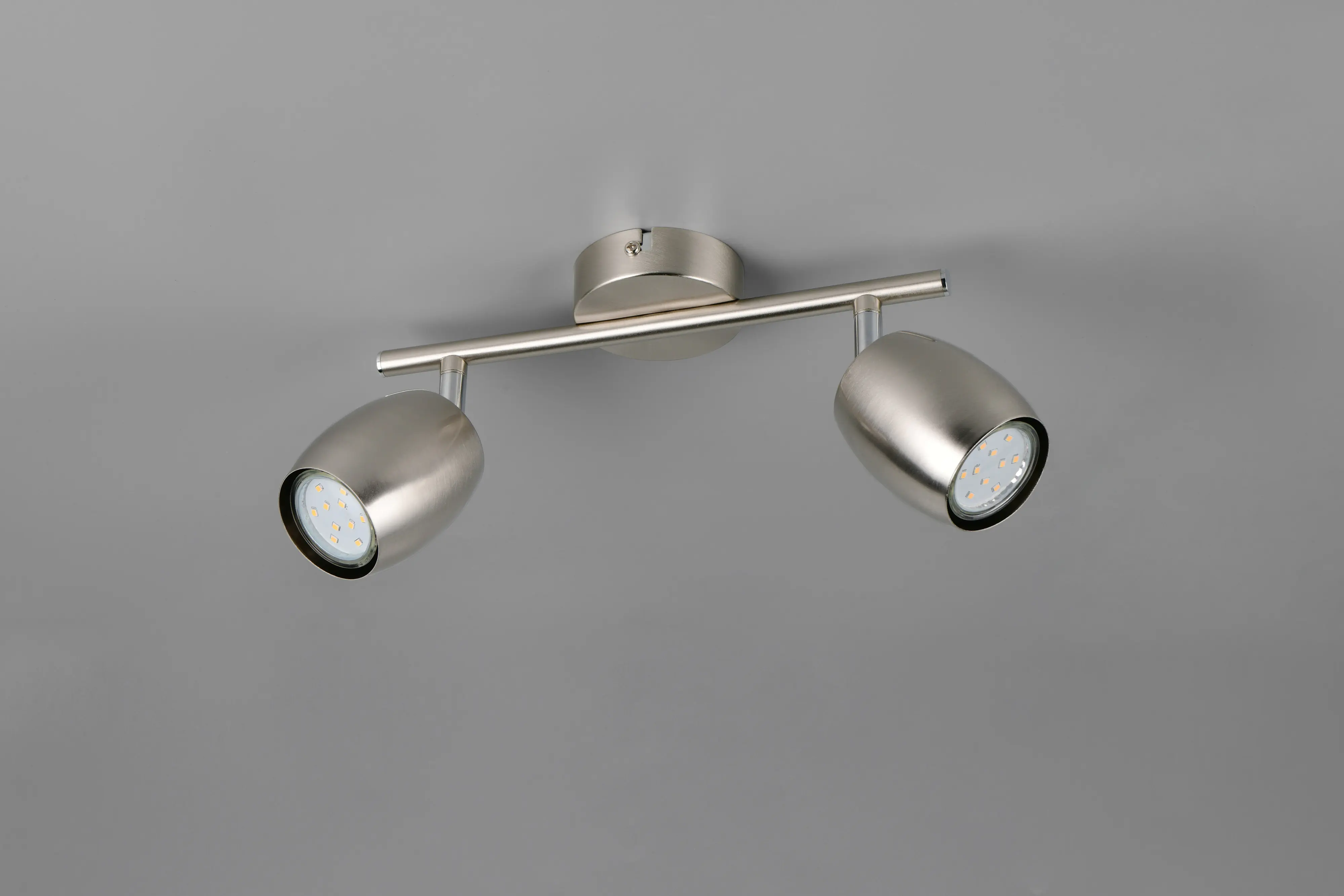 Reality Deckenstrahler 2er Spot Nancy GU10 nickel matt