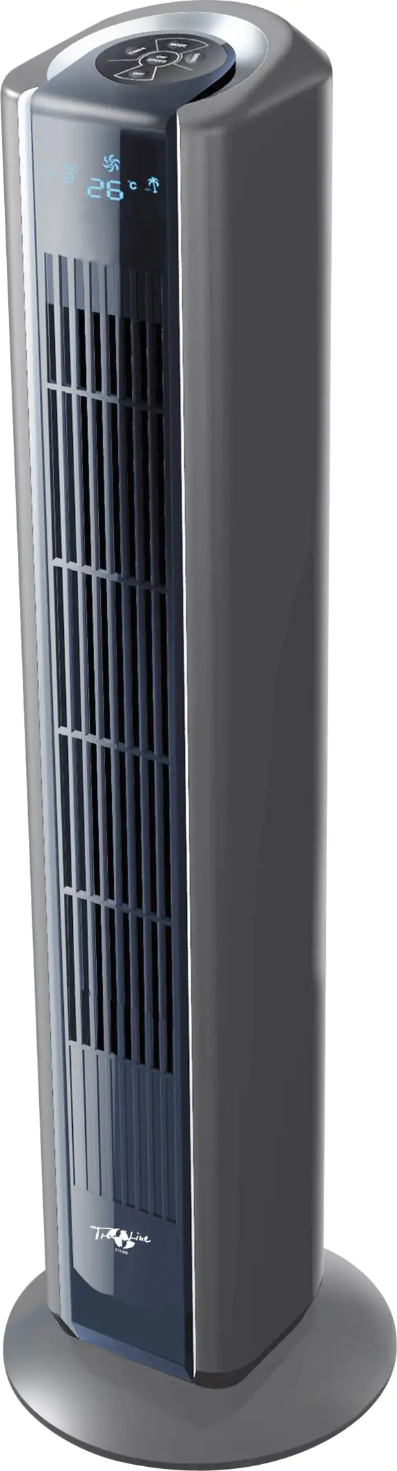 2076952001752 Primaster Towerventilator 45 Watt, mit Fernbedienung, schwarz