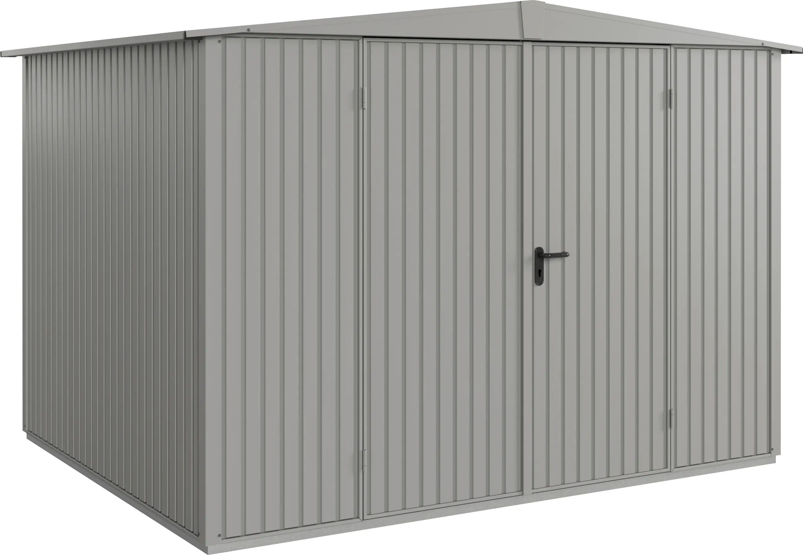 EcoStar Gerätehaus Trend-S Typ 3 323,6 x 247,7 x 219,4 cm graualuminium