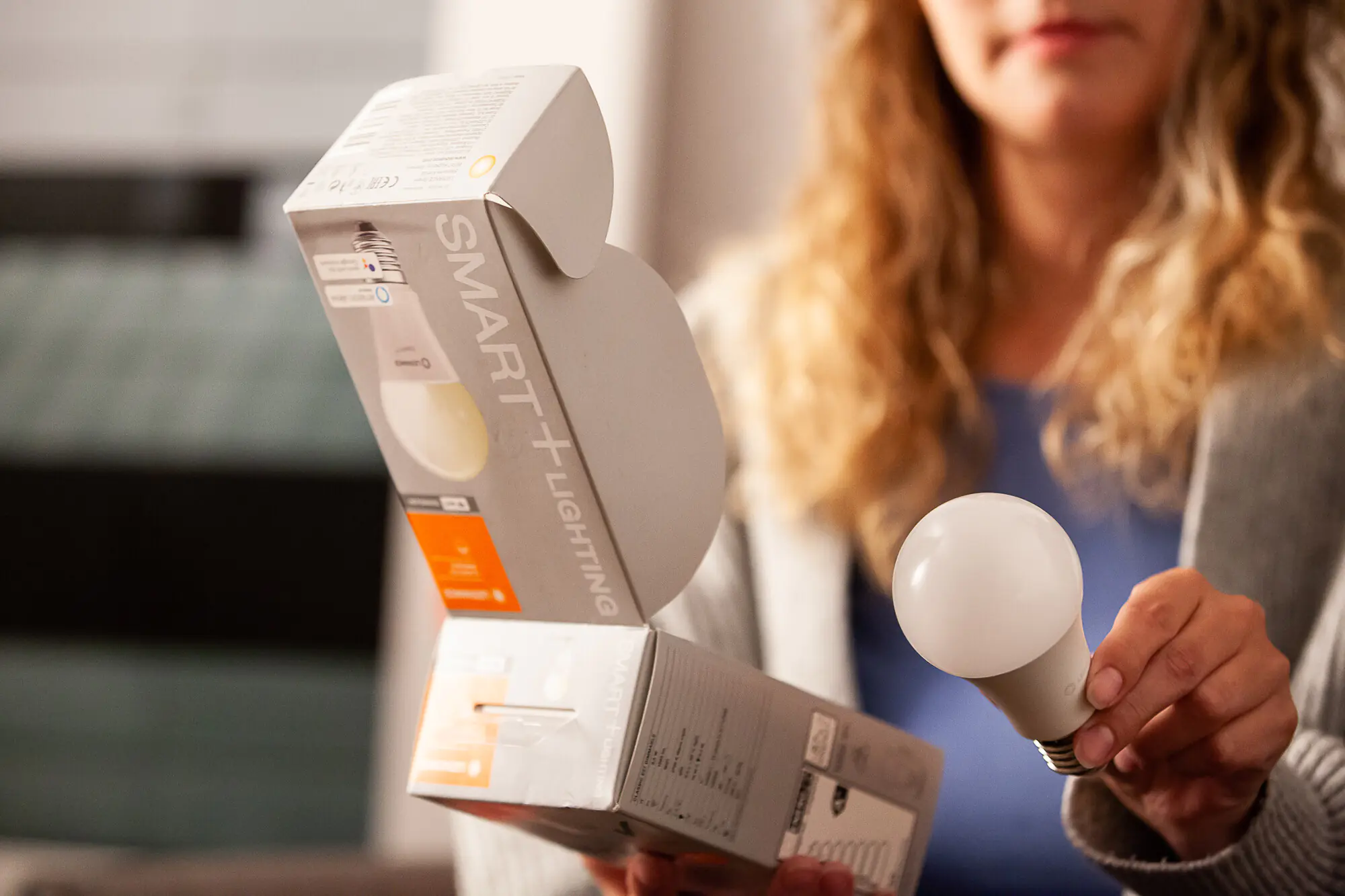 Ledvance Smart+WiFi LED Leuchtmittel Classic A60 Birnenform E27 9,5 W