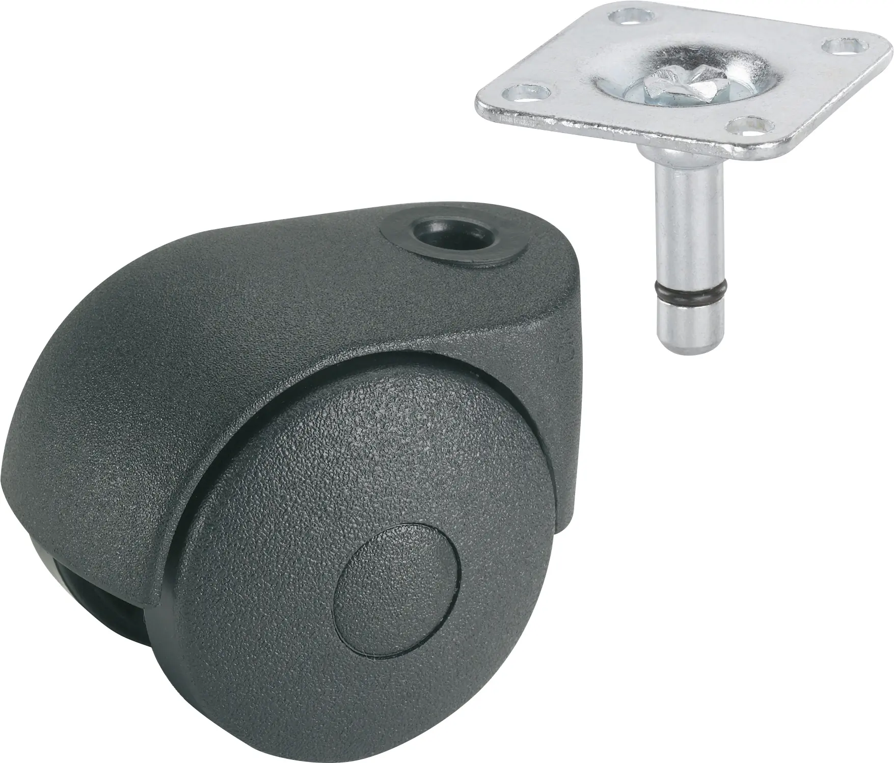 Doppelrolle Ø 40 mm für normale Böden Tragkr. 20 kg