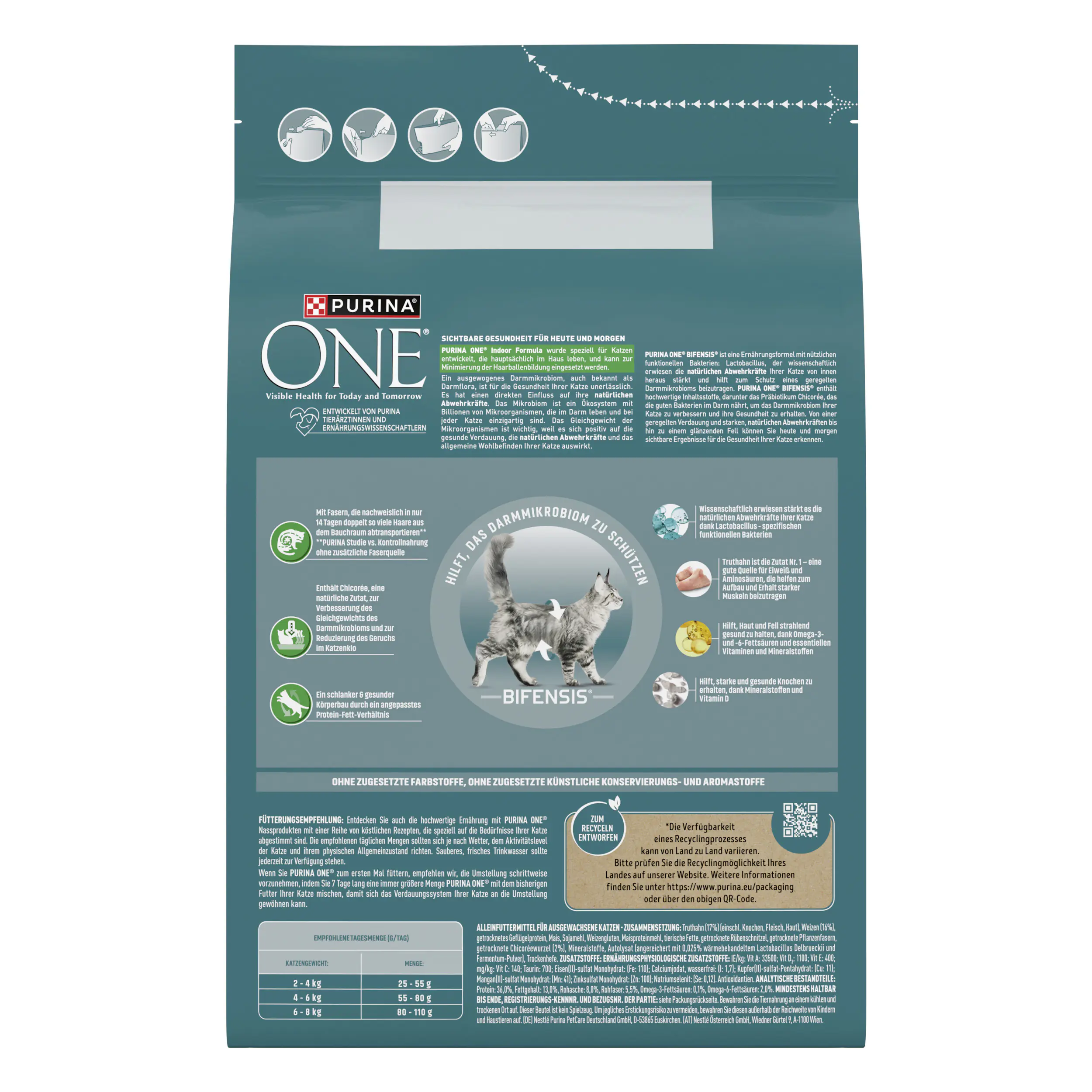 Purina One Katzenfutter Indoor Formula reich an Truthahn 2,8 kg