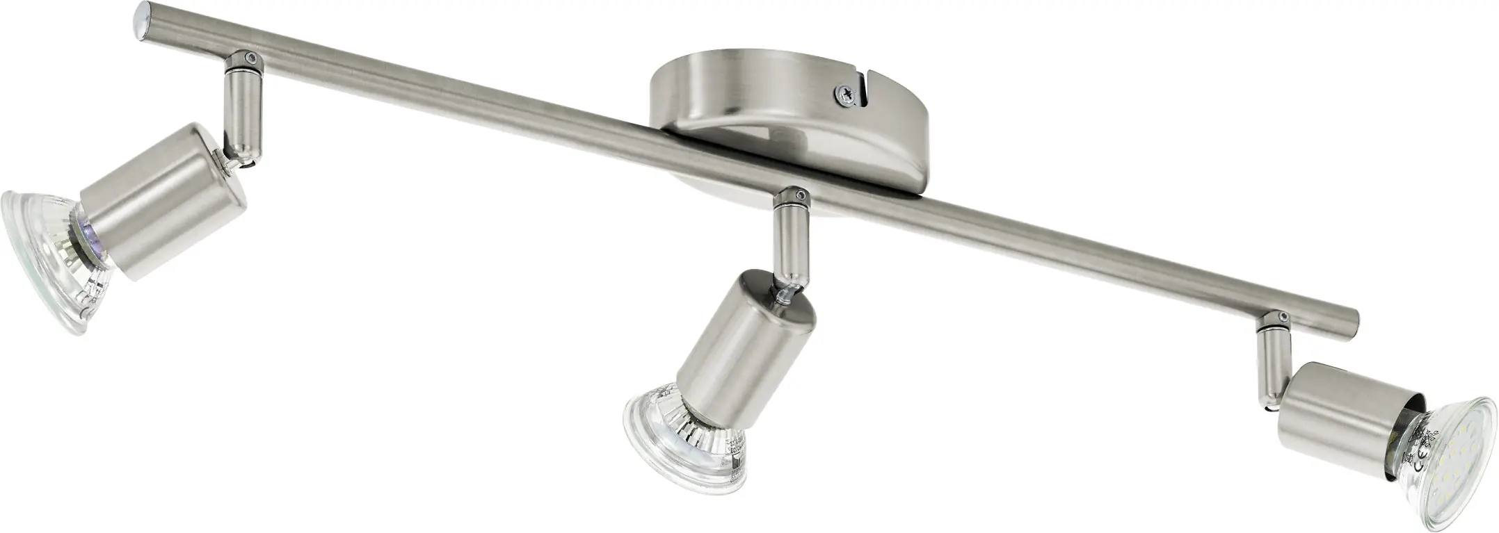 Eglo 3er LED Spot Buzz nickel-matt 48,5 x 6,5 cm GU10