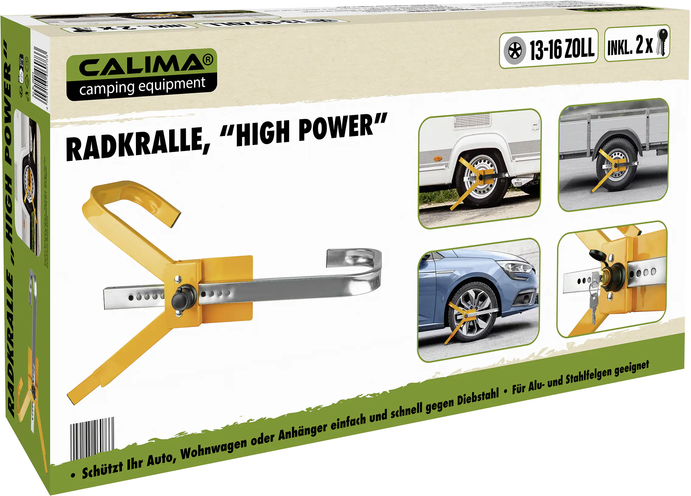 LAS Radkralle High Power für 13 bis 16 Zoll Räder LAS Radkralle High Power für 13 bis 16 Zoll Räder