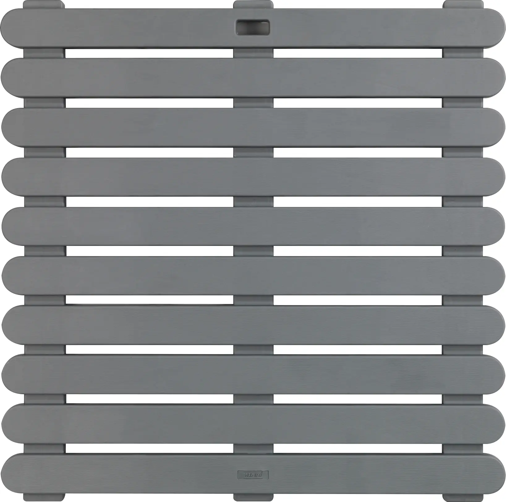WENKO Duschmatte Indoor & Outdoor grau, 55 x 55 x 3 cm