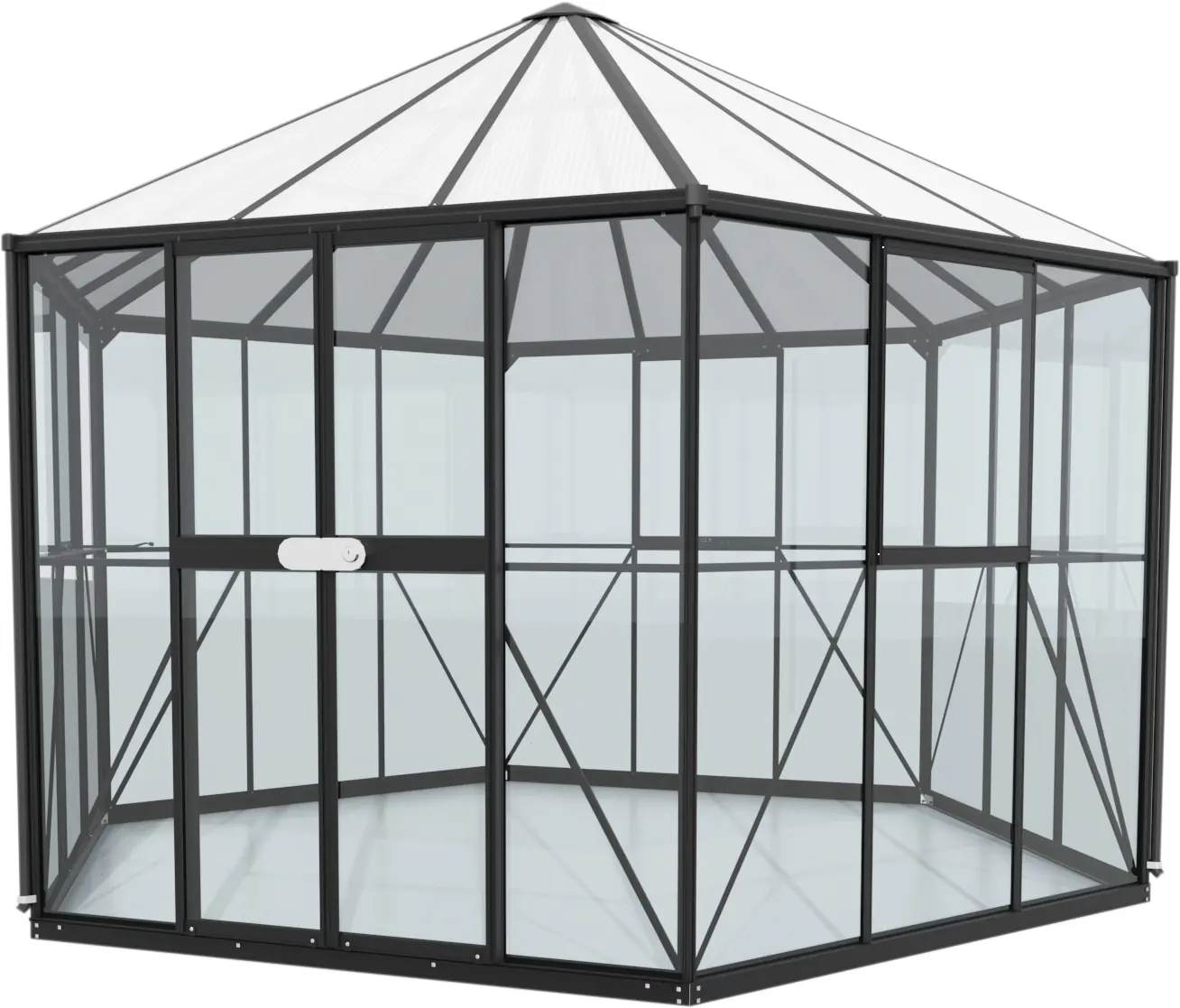 Vitavia Gewächshaus Juno 9000 383 x 331 cm 3 mm Sicherheitsglas