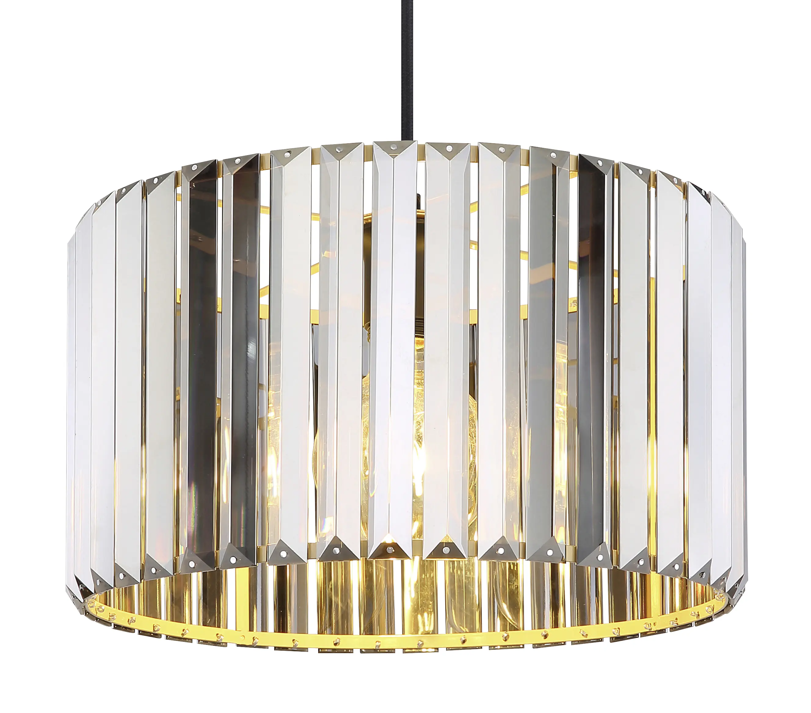 Globo Hängeleuchte Run Ø 35 x 120 cm holzoptik