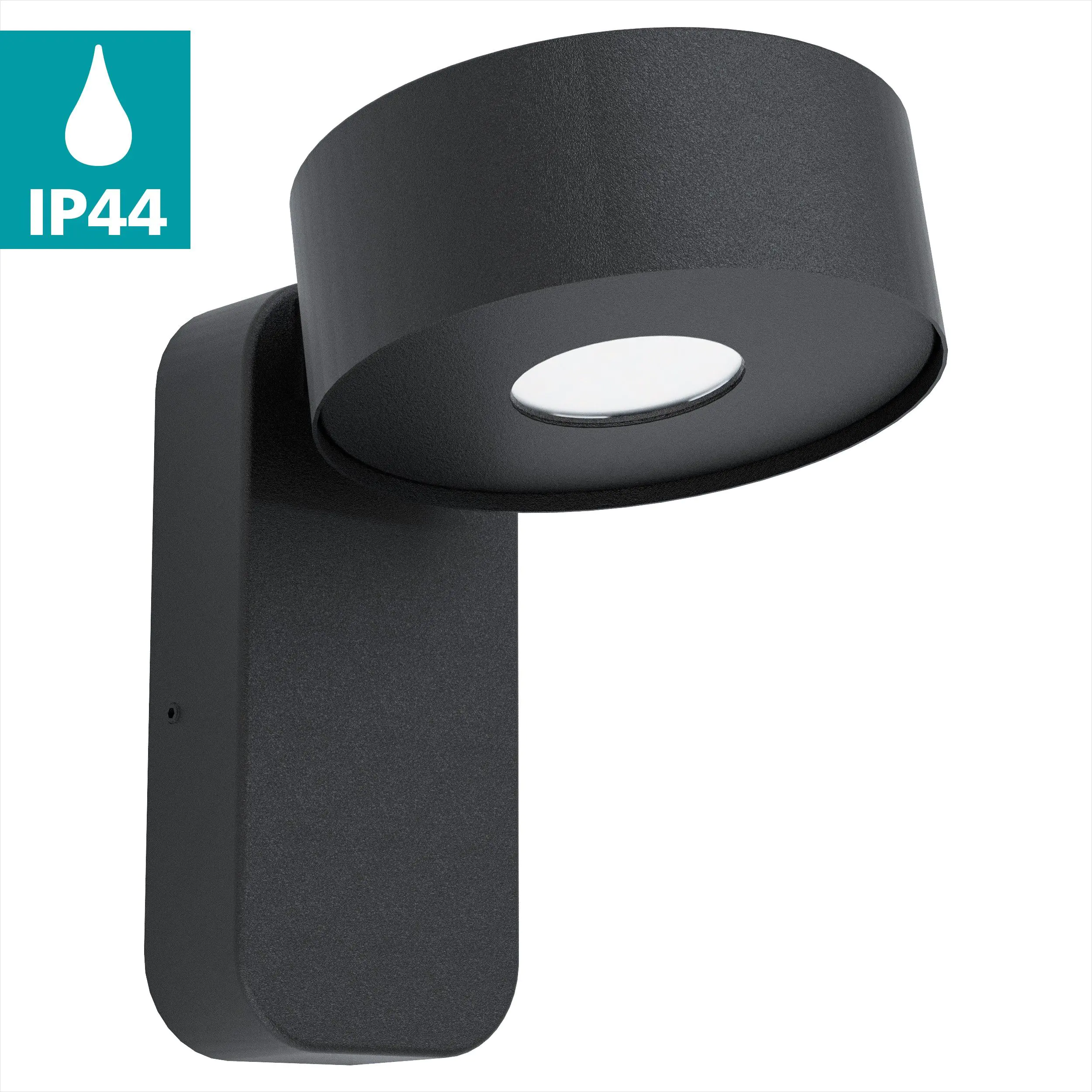 Eglo Außen-Wandleuchte Palosco schwarz 17 x 11,5 cm warmweiß