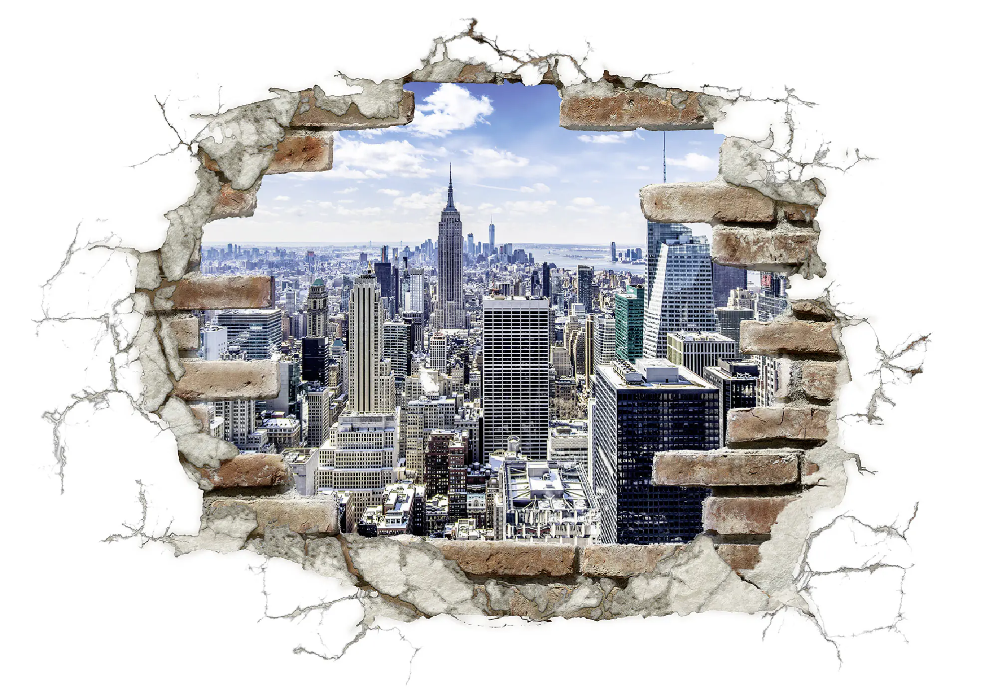 Komar Decosticker Break Out NYC 100 x 70 cm  