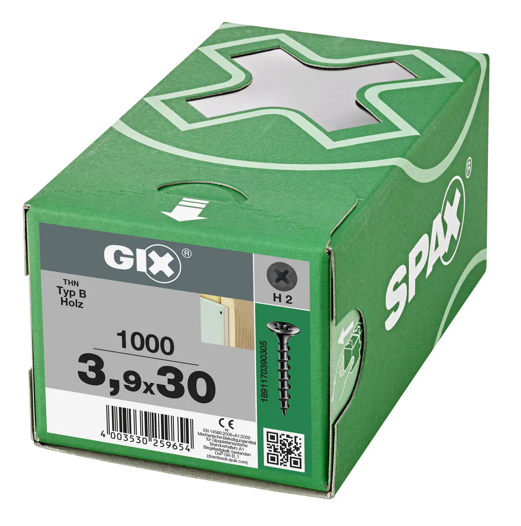 Spax Trockenbauschrauben 3.9 x 30 mm PH 2 Grobgewinde - 1000 Stk.