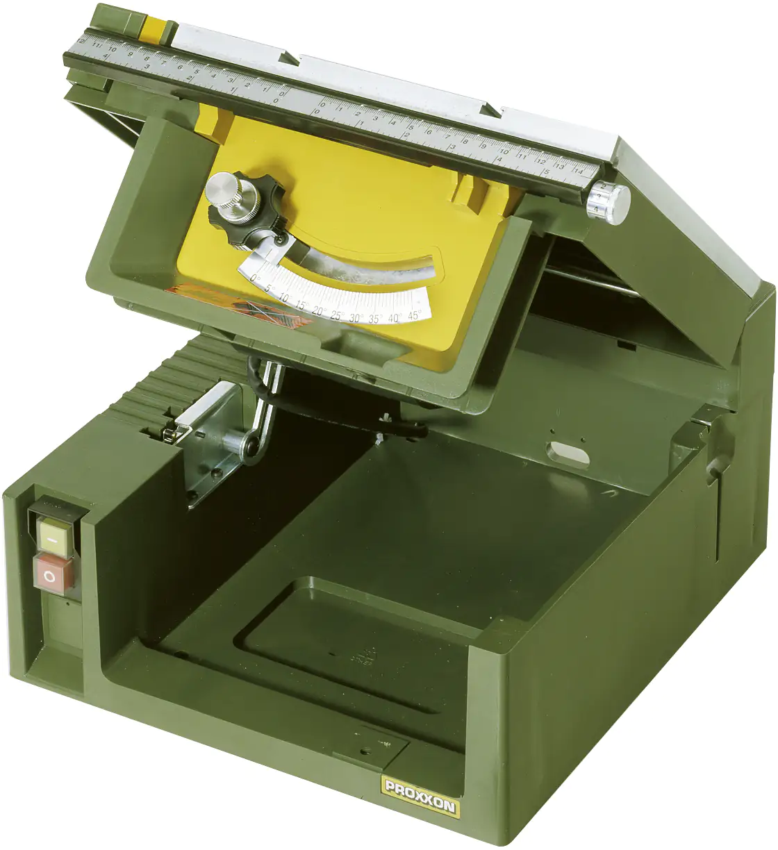 Proxxon Feinschnitt Tischkreissäge 200 W Schnitttiefe 1-22 mm verstellbar Proxxon Feinschnitt Tischkreissäge 200 W Schnitttiefe 1-22 mm verstellbar