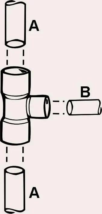 Cornat Löt-T-Stück Fitting Ø 15 / Ø 12 mm
