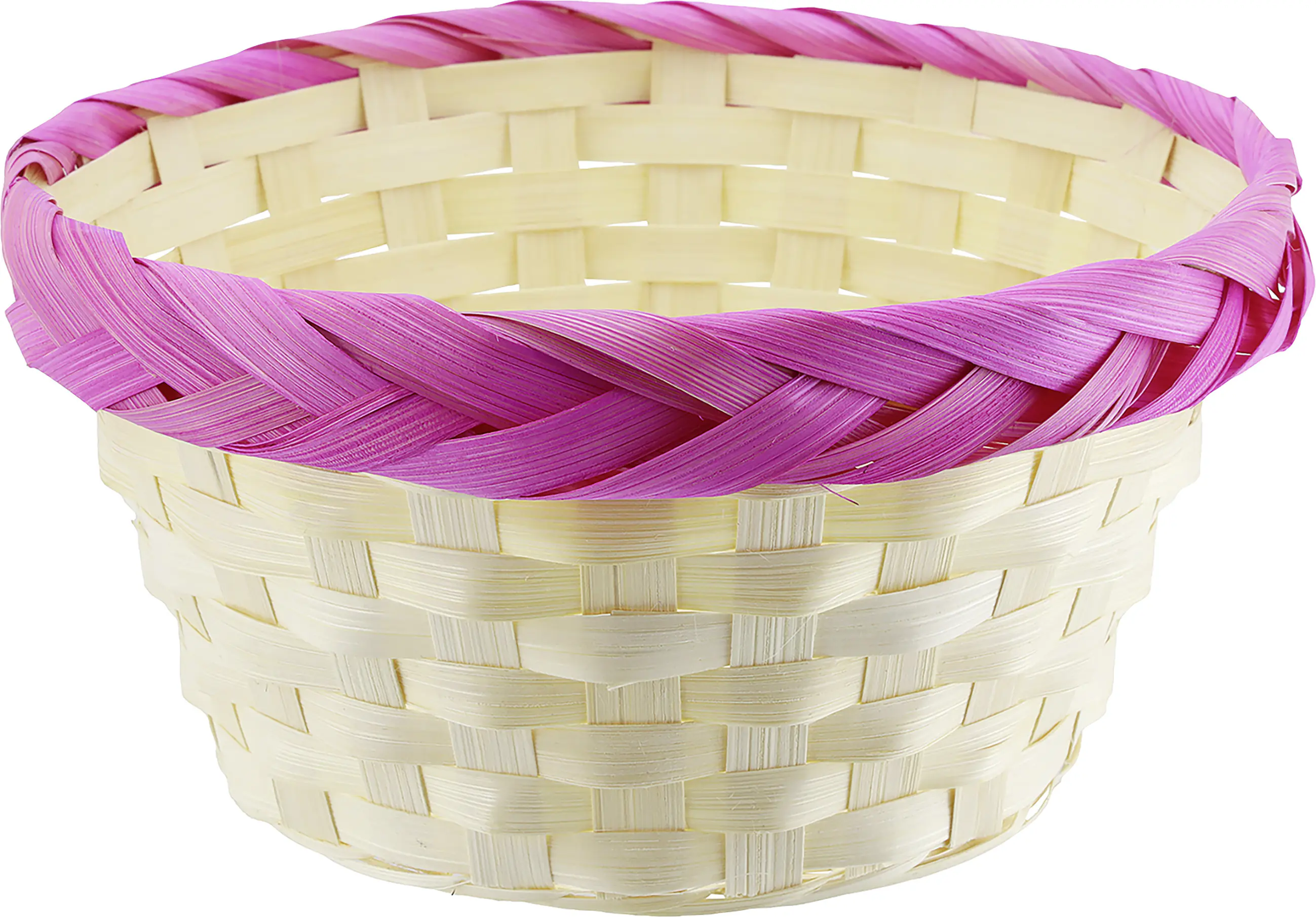 Osterdeko Korb 20 x 10 cm rosa