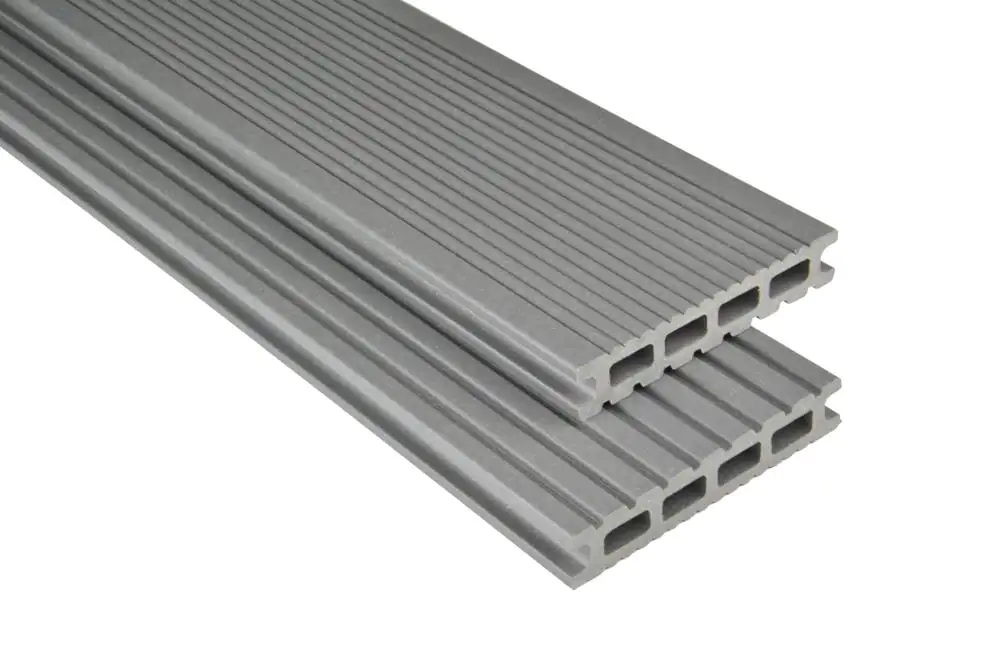 Kovalex Terrassendiele WPC 14,5 x 2,6 cm grau glatt Meterware Kovalex Terrassendiele WPC 14,5 x 2,6 cm grau glatt Meterware