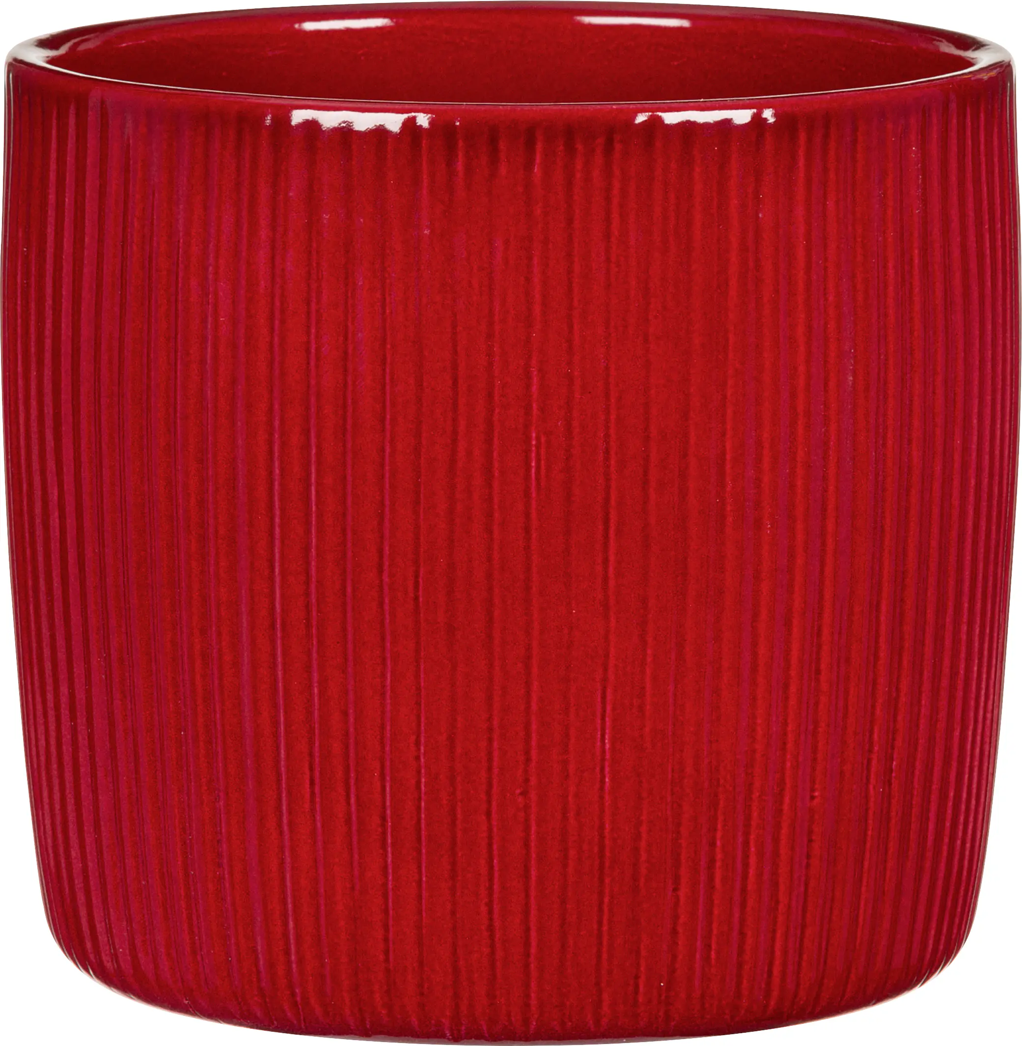 Scheurich Übertopf chili rot 13,5 x 13,5 cm Keramik 