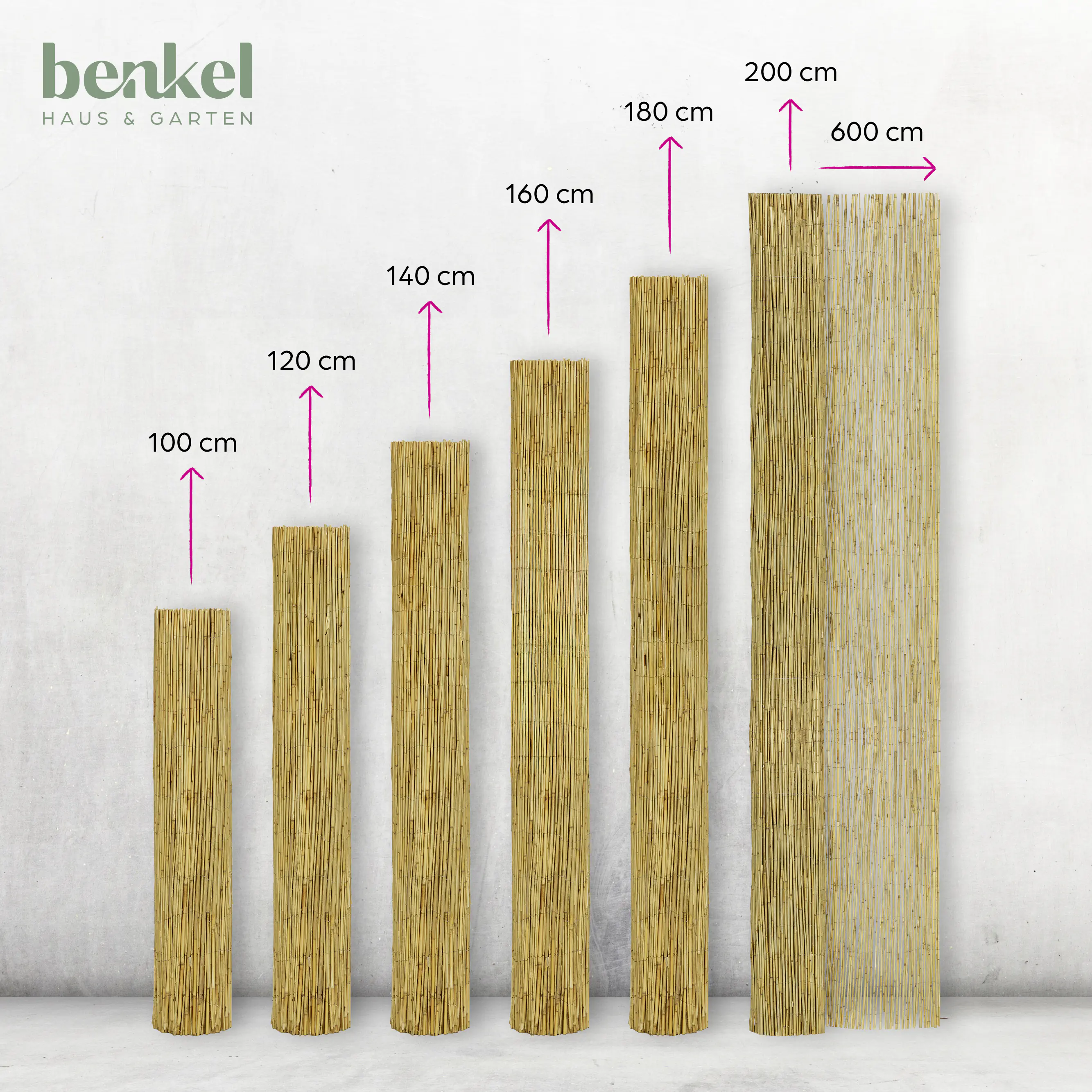 Schilfrohrmatte 2 x 6 m
